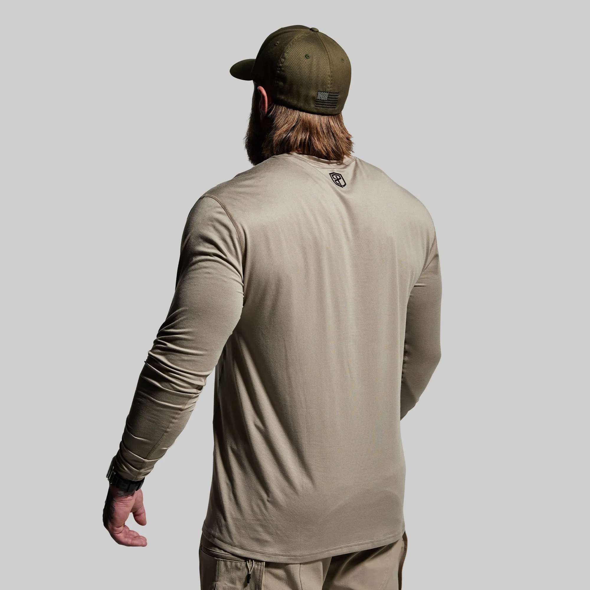 Long Sleeve Range Shirt (Desert Tan-Flag) sold by Born Primitive product image thumbnail 3