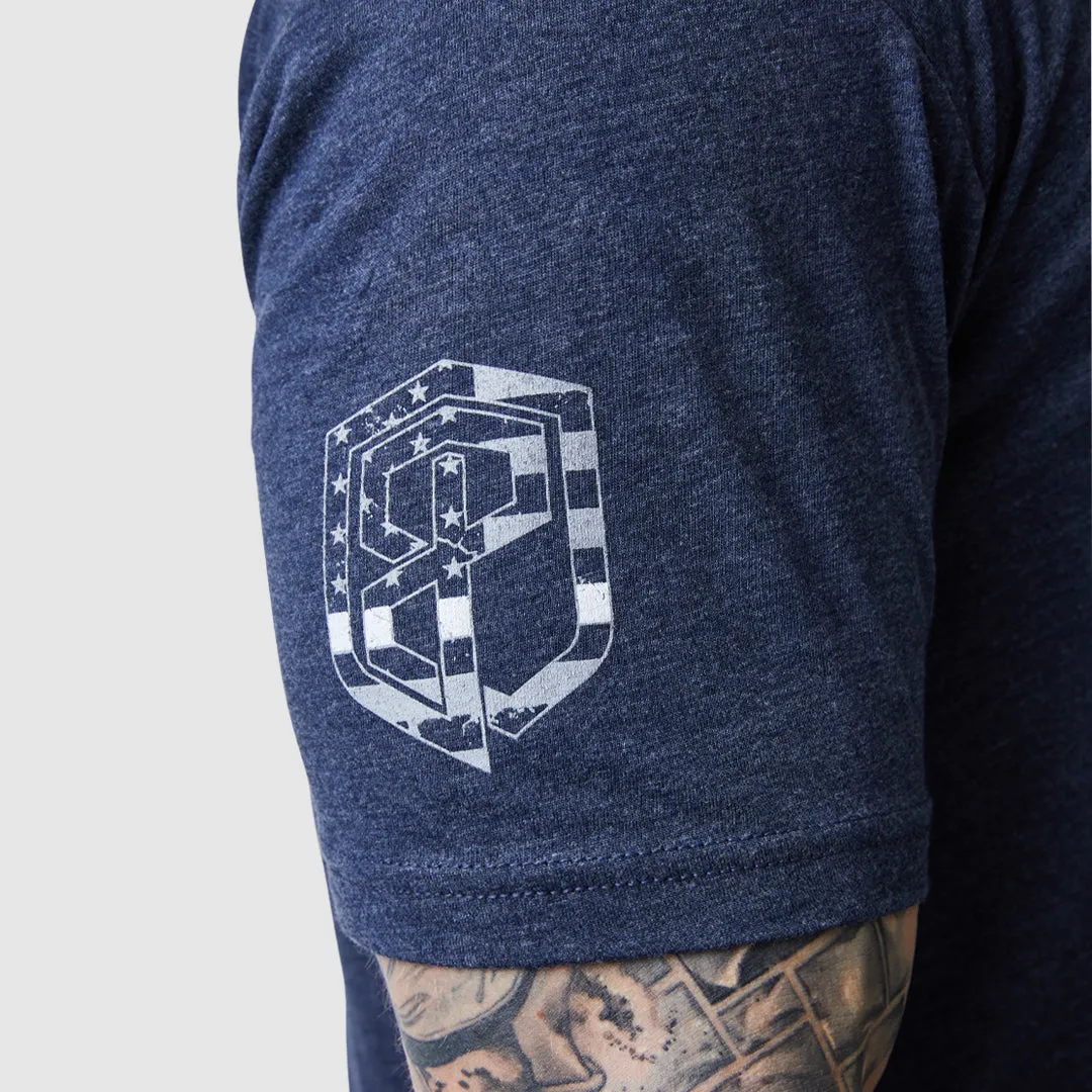 Valor Tee (Thin White Line) sold by Born Primitive product image thumbnail 4