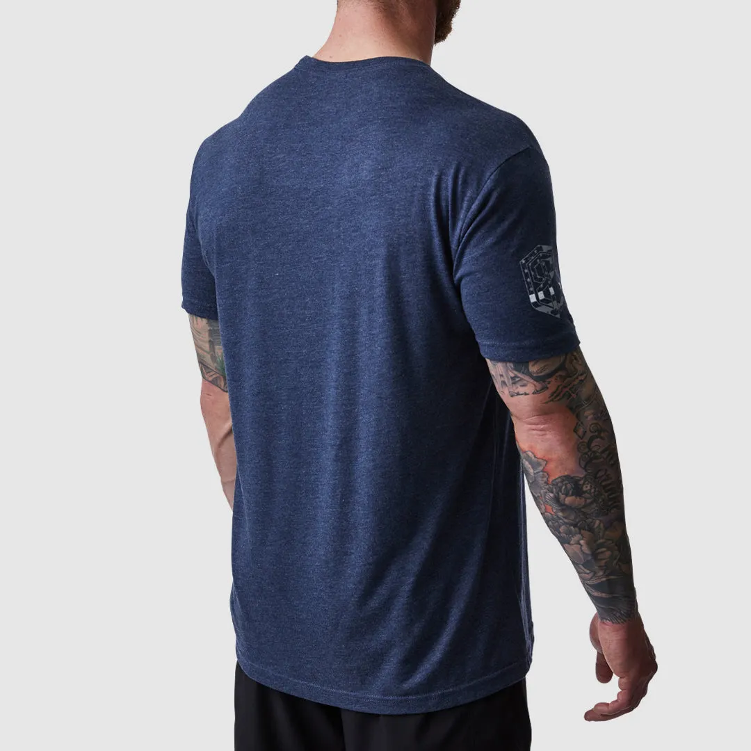 Valor Tee (Thin White Line) sold by Born Primitive product image thumbnail 2