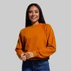 Unmatched Cropped Crew Sweatshirt (Honey Ginger) sold by Born Primitive