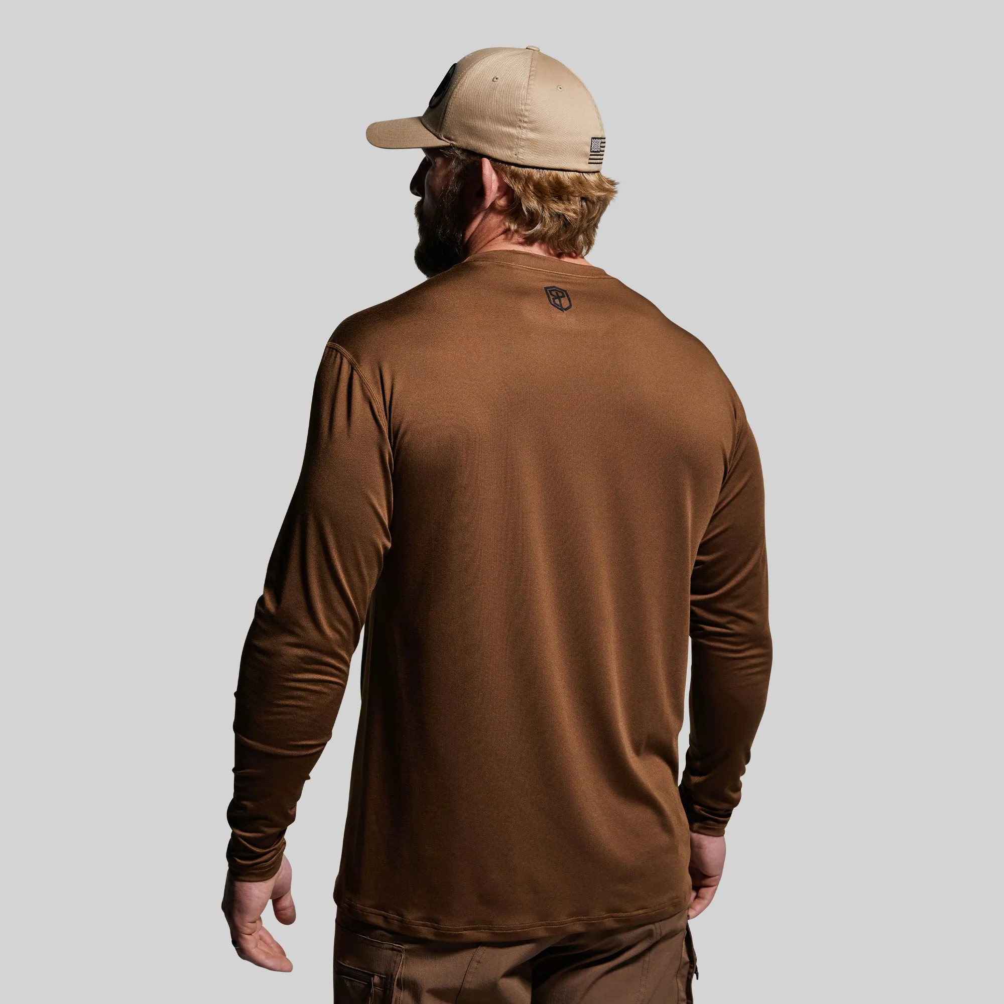 Long Sleeve Range Shirt (Coyote Brown-Flag) sold by Born Primitive product image thumbnail 3