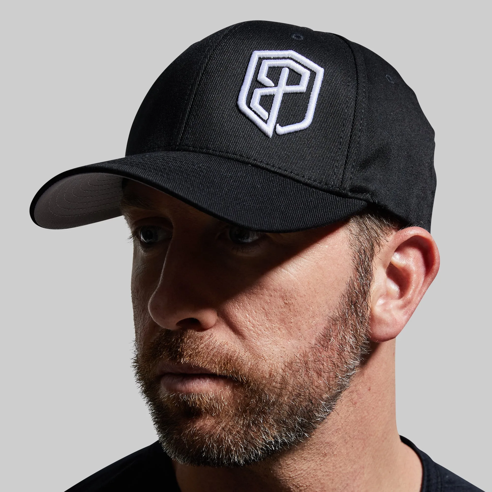 Logo FlexFit Hat (Black) sold by Born Primitive