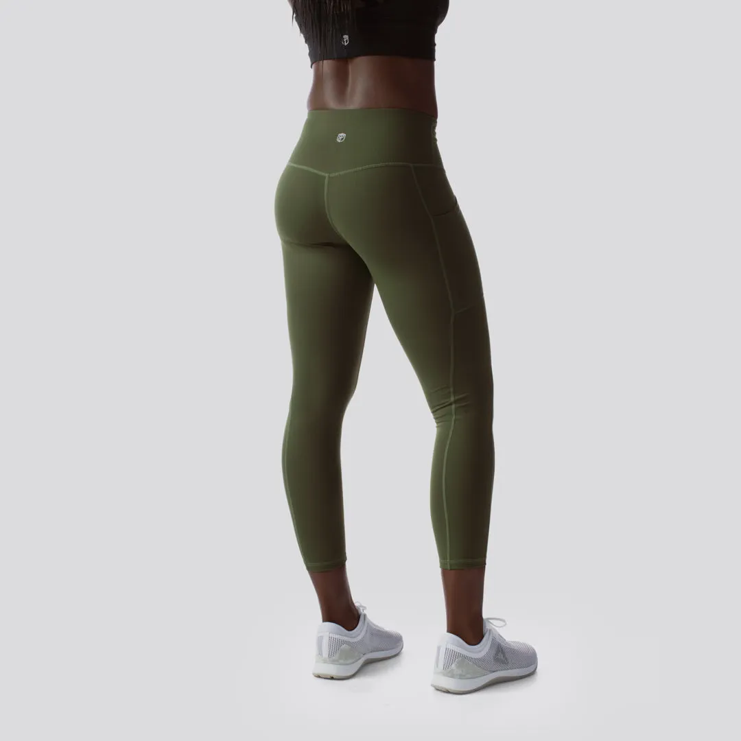 Rise & Grind Capri (Tactical Green) sold by Born Primitive product image thumbnail 3