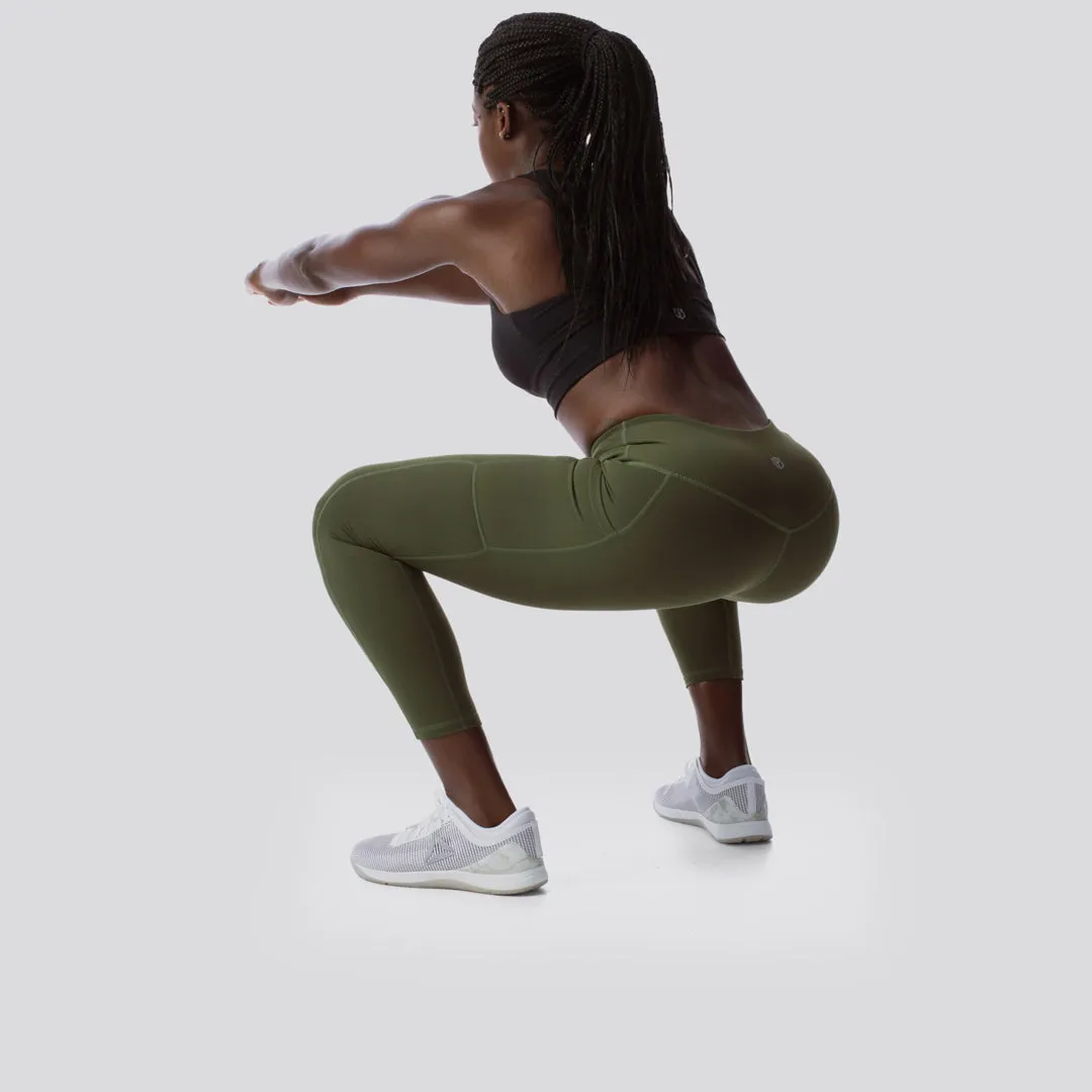 Rise & Grind Capri (Tactical Green) sold by Born Primitive product image thumbnail 4