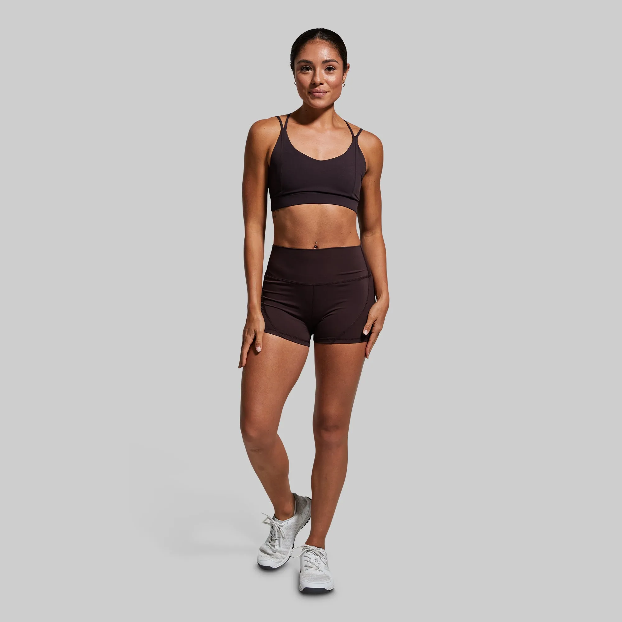 Exhale Sports Bra (Deep Plum) sold by Born Primitive product image thumbnail 4