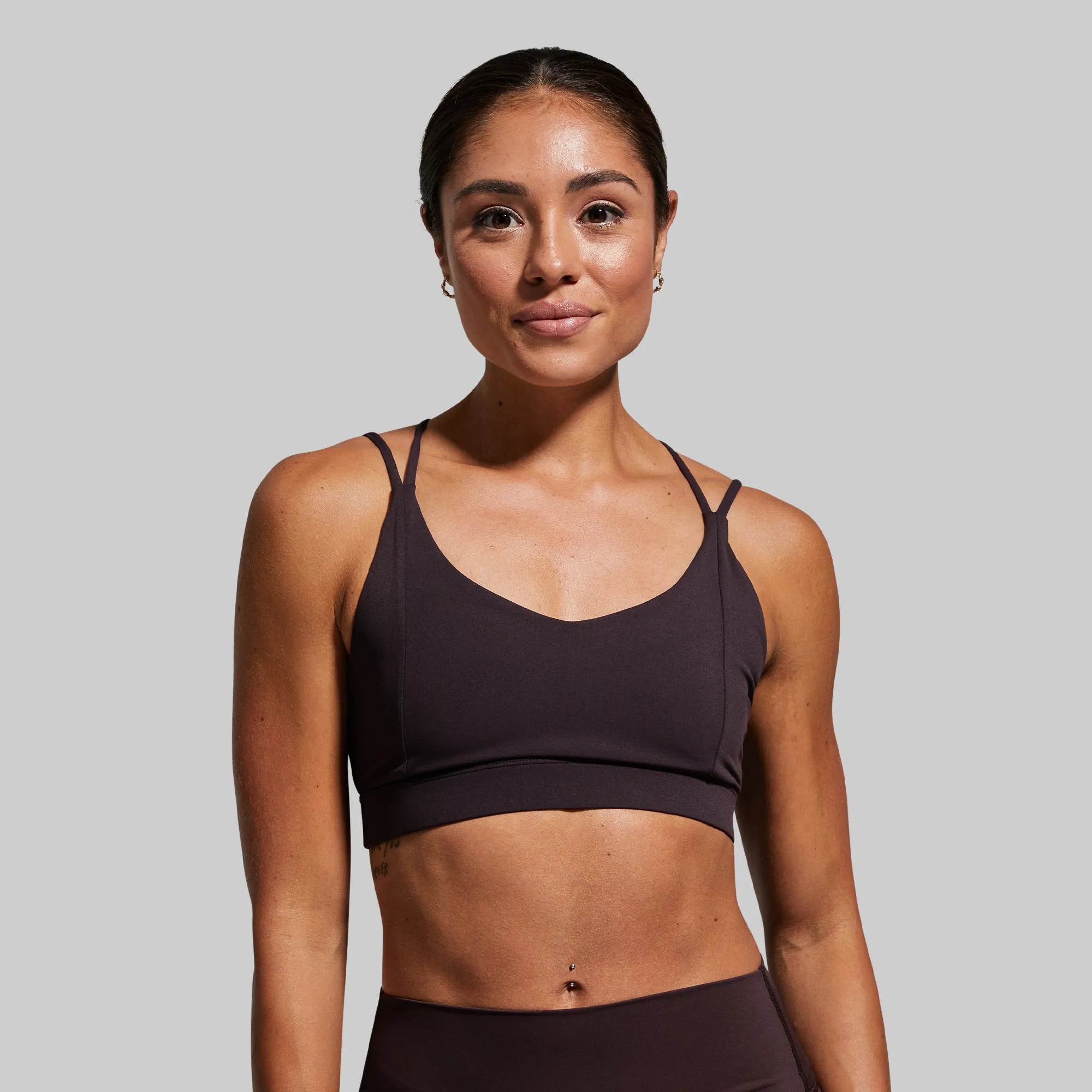 Exhale Sports Bra (Deep Plum) sold by Born Primitive product image thumbnail 2