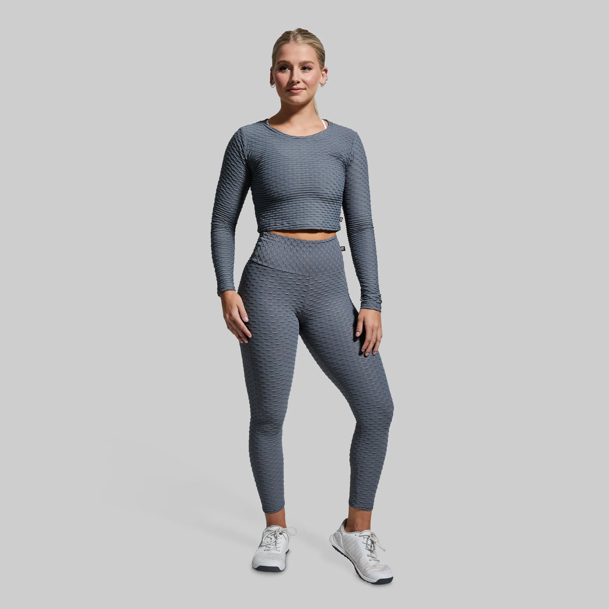 Summit Crop Top (Slate) sold by Born Primitive product image thumbnail 4