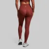 Your Go To Legging 2.0 (Brick Red) sold by Born Primitive