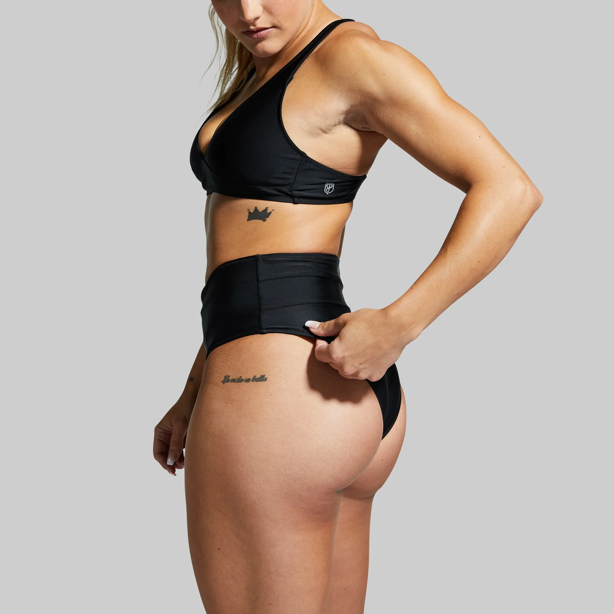 High Tide Bikini Bottom (Black) sold by Born Primitive product image thumbnail 3