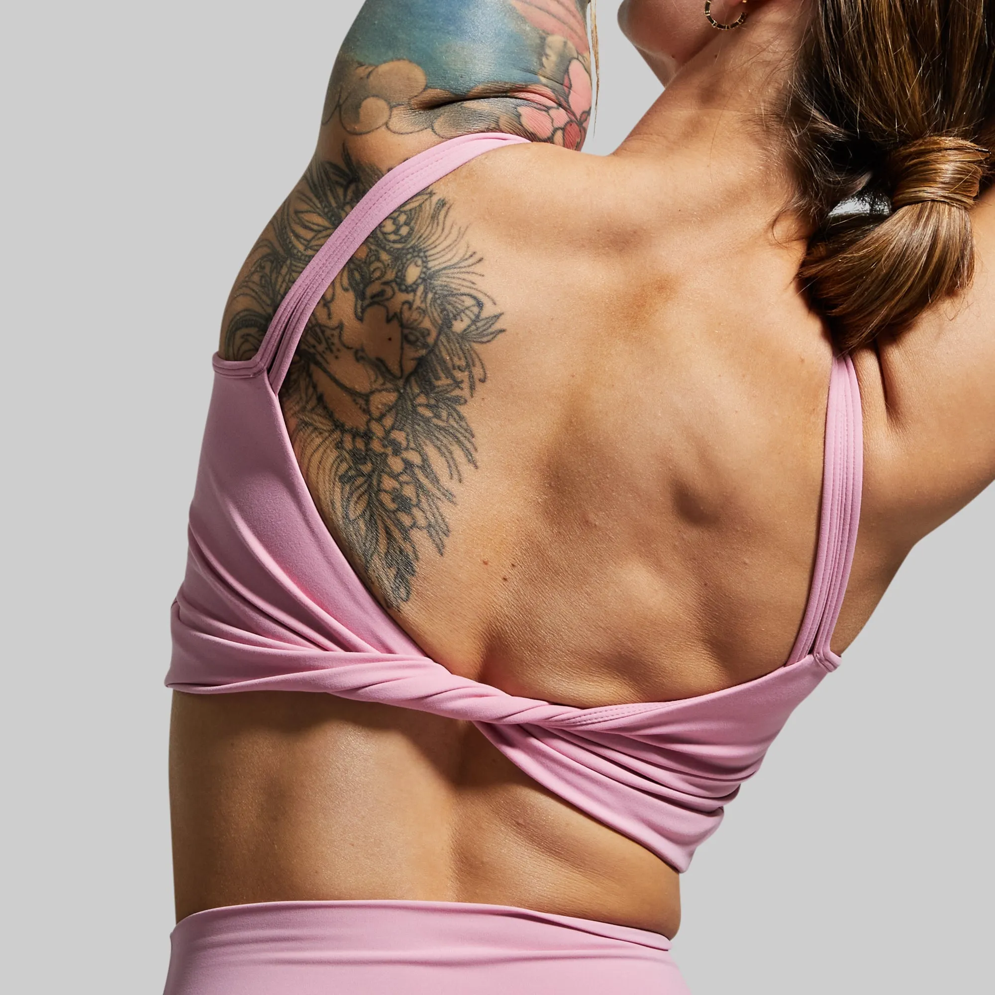 Don't Get It Twisted Sports Bra (Mystic Pink) sold by Born Primitive product image thumbnail 3