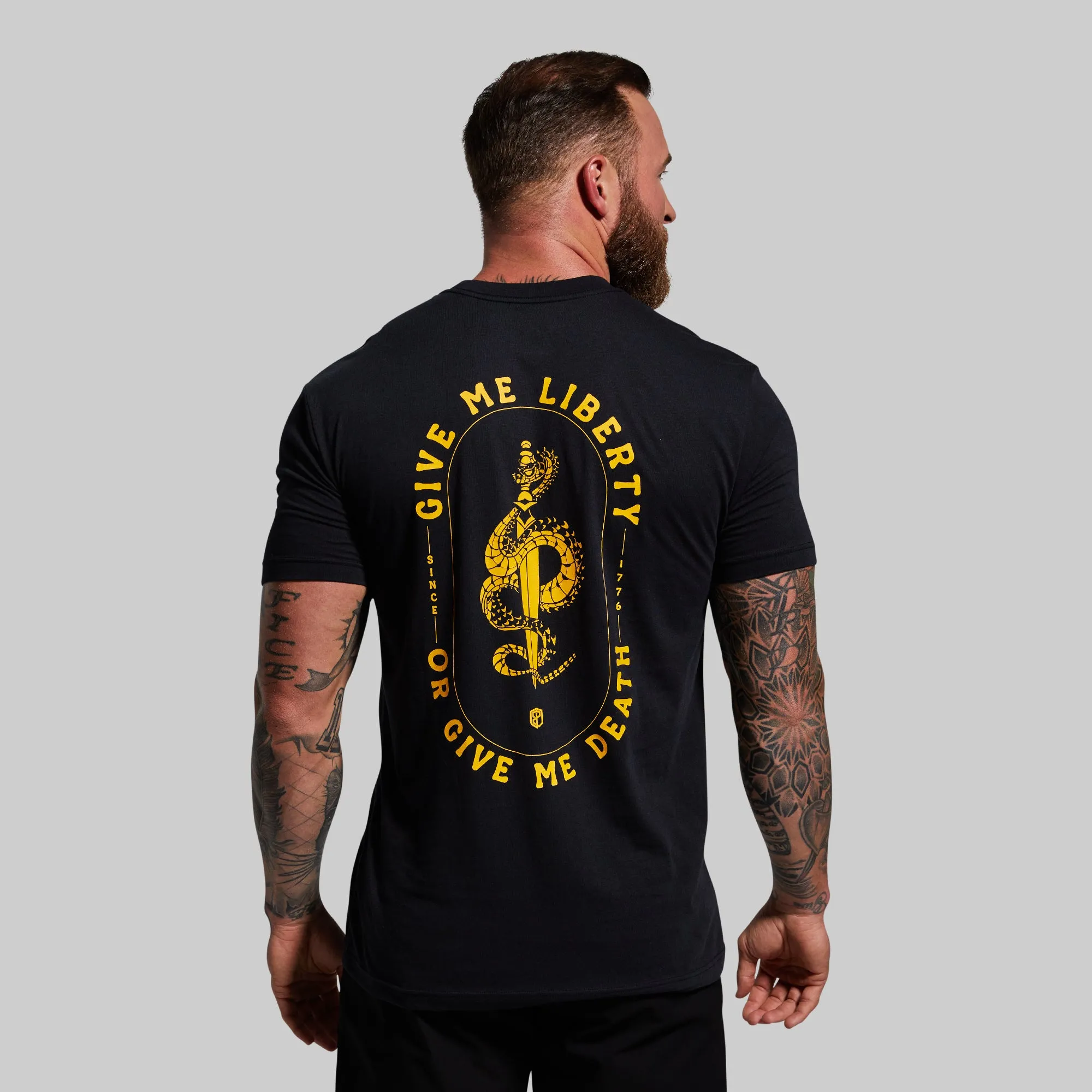 Give Me Liberty Tee (Black) sold by Born Primitive