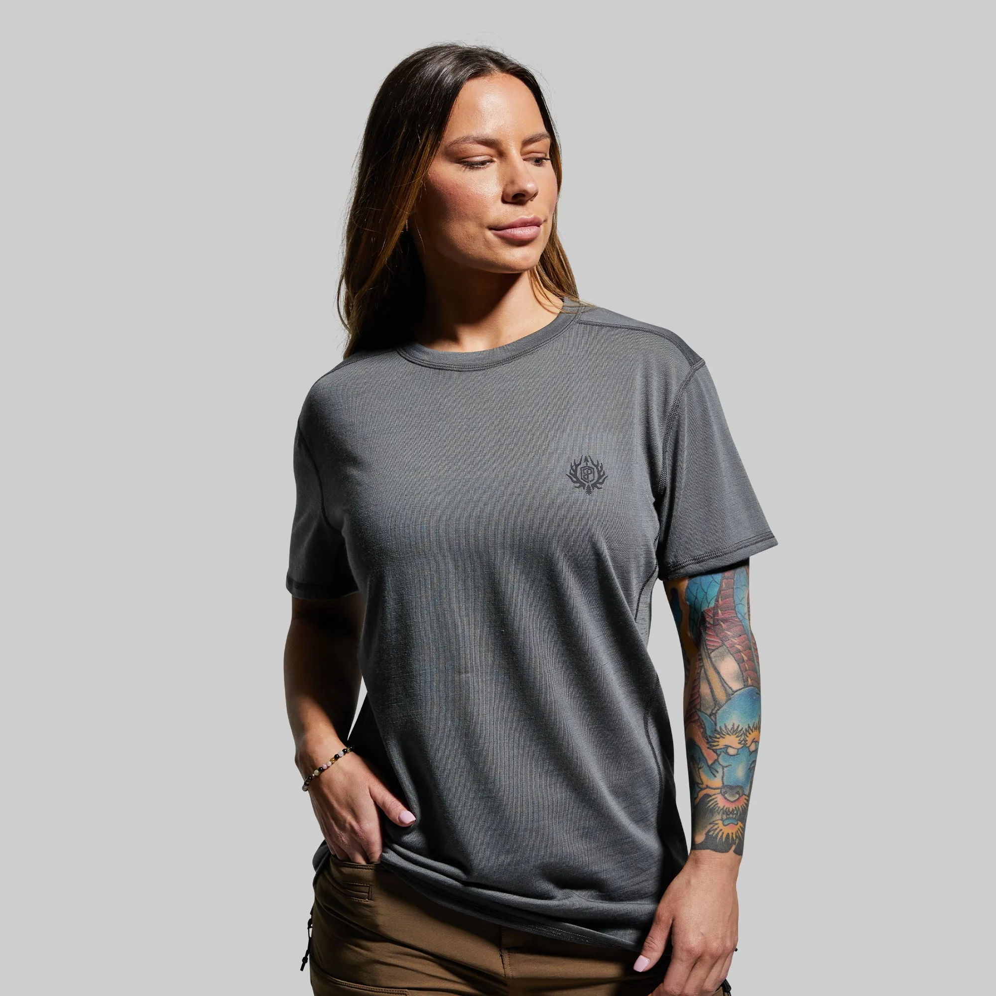 Ridgeline Tee (Wolf Grey) sold by Born Primitive product image thumbnail 4