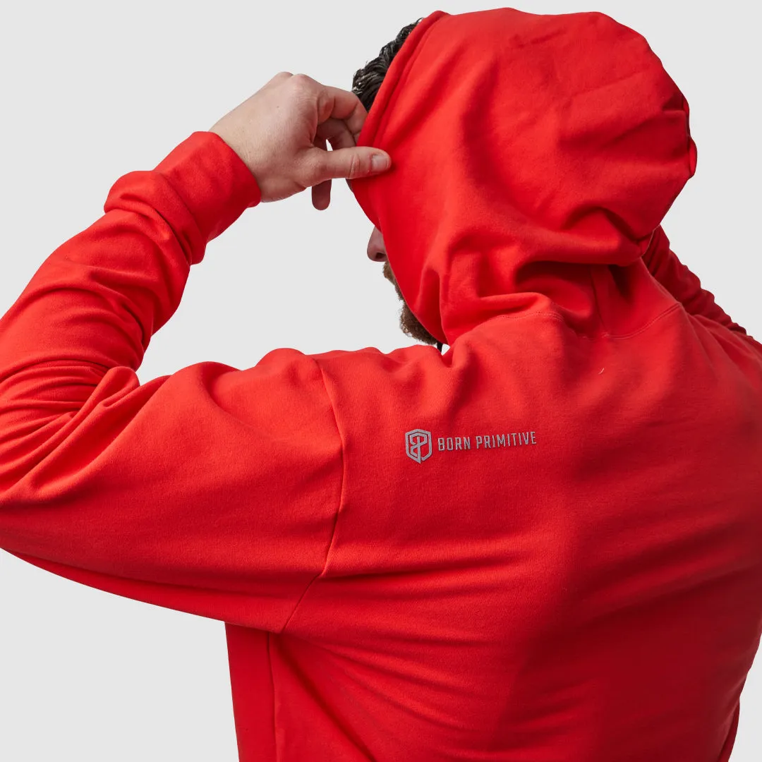 Unmatched Unisex Hoodie (Red) sold by Born Primitive product image thumbnail 4