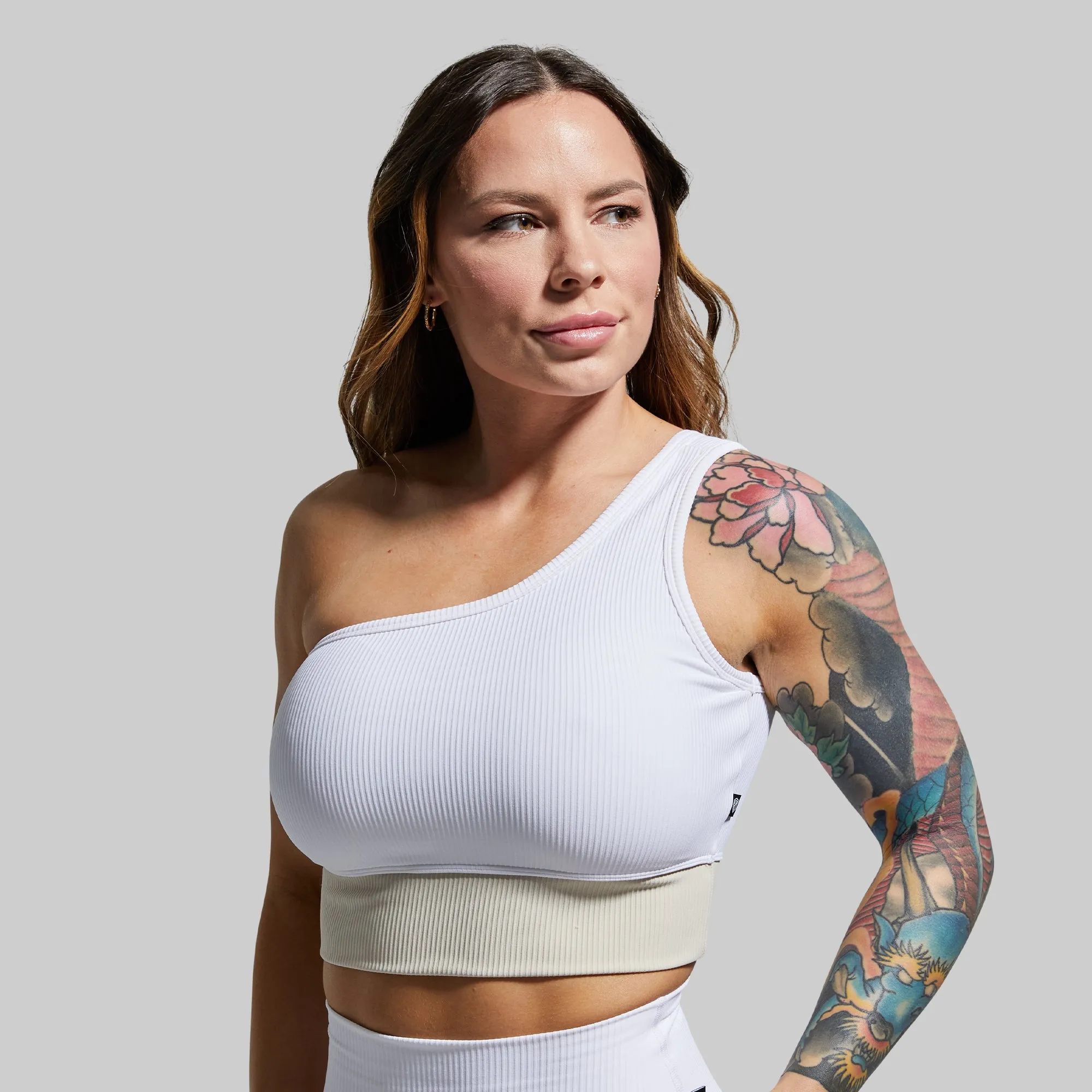 Evolve Sports Bra (White) sold by Born Primitive