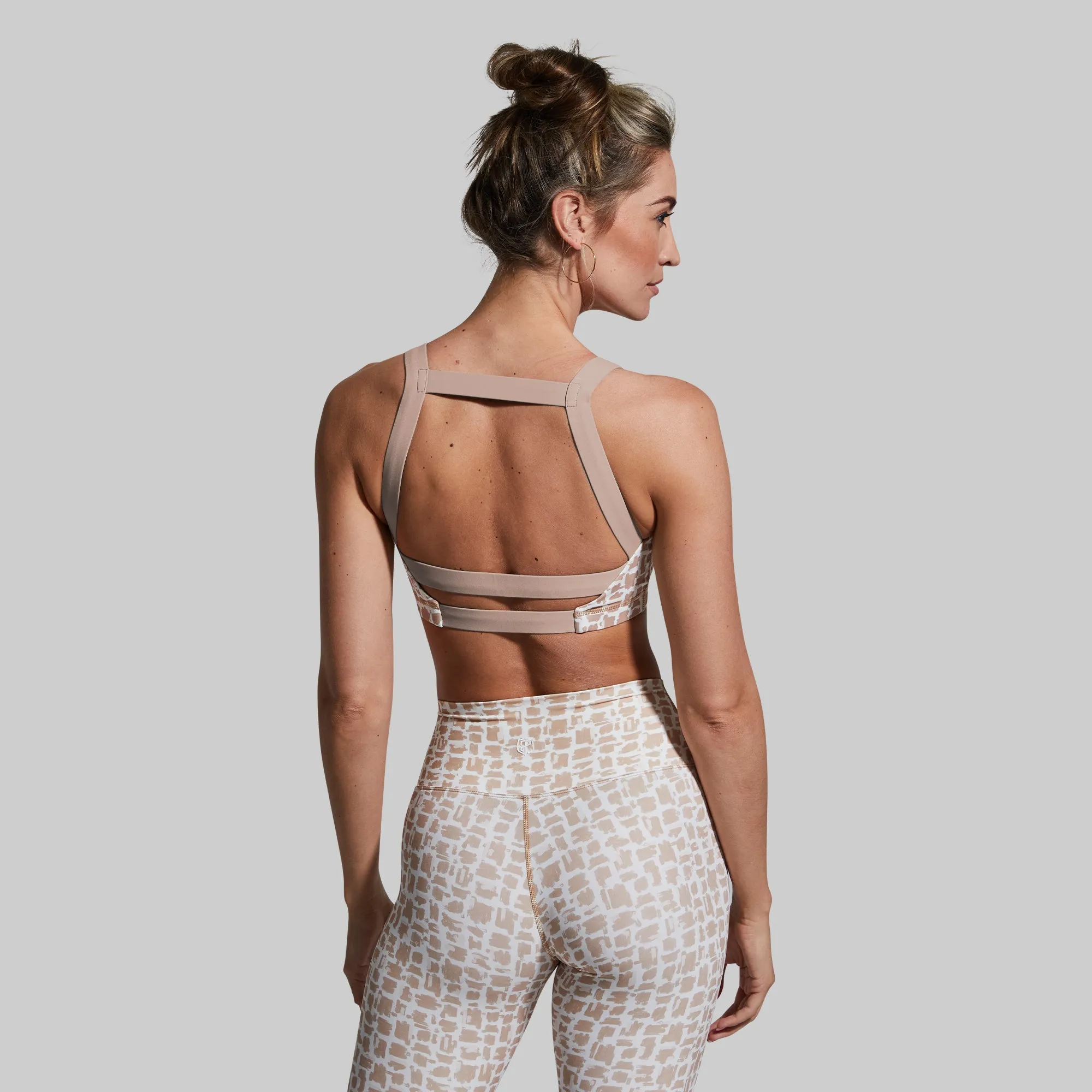 Moxie Sports Bra (Cobblestone) sold by Born Primitive