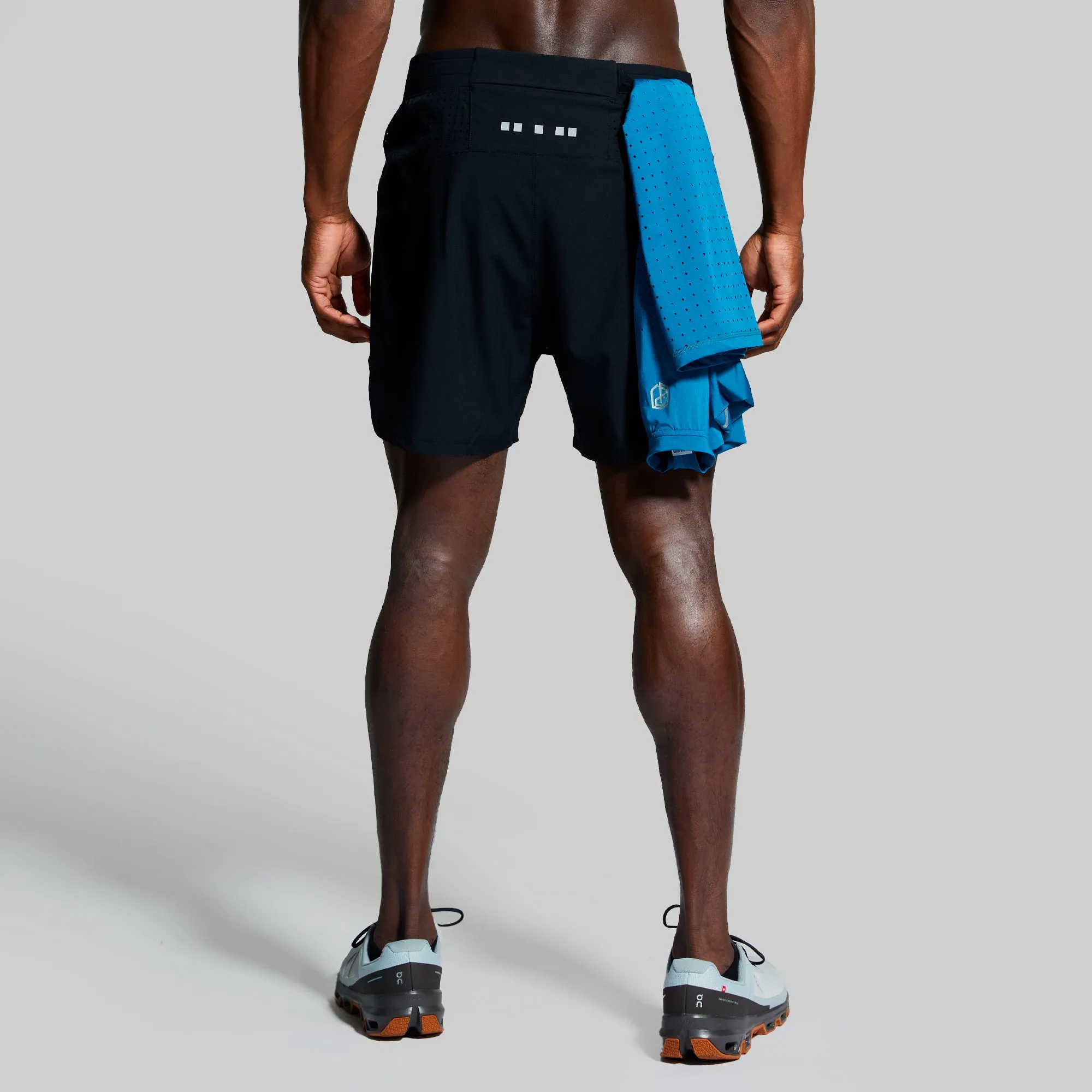 Men's Endurance Short w/ Compression (Black) sold by Born Primitive