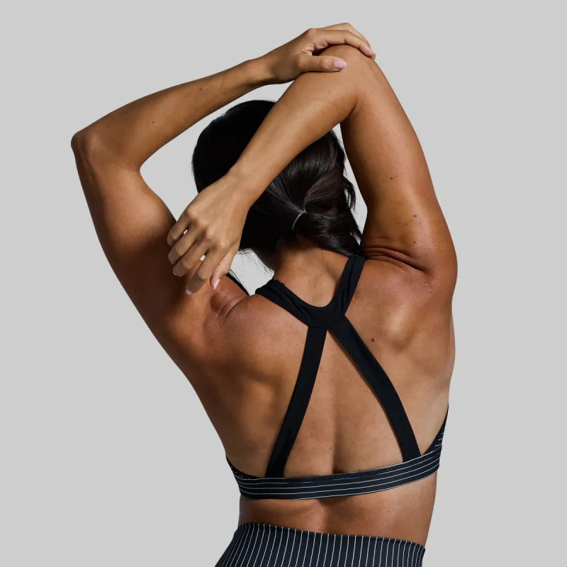 Shoots Sports Bra (Tuxedo) sold by Born Primitive