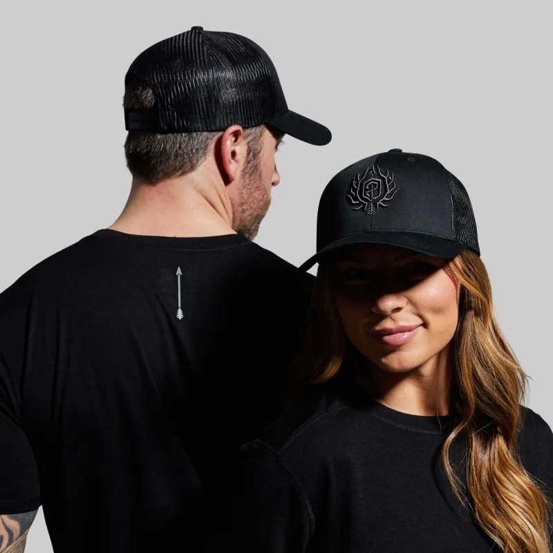 Outdoor Trucker Hat (Black) sold by Born Primitive