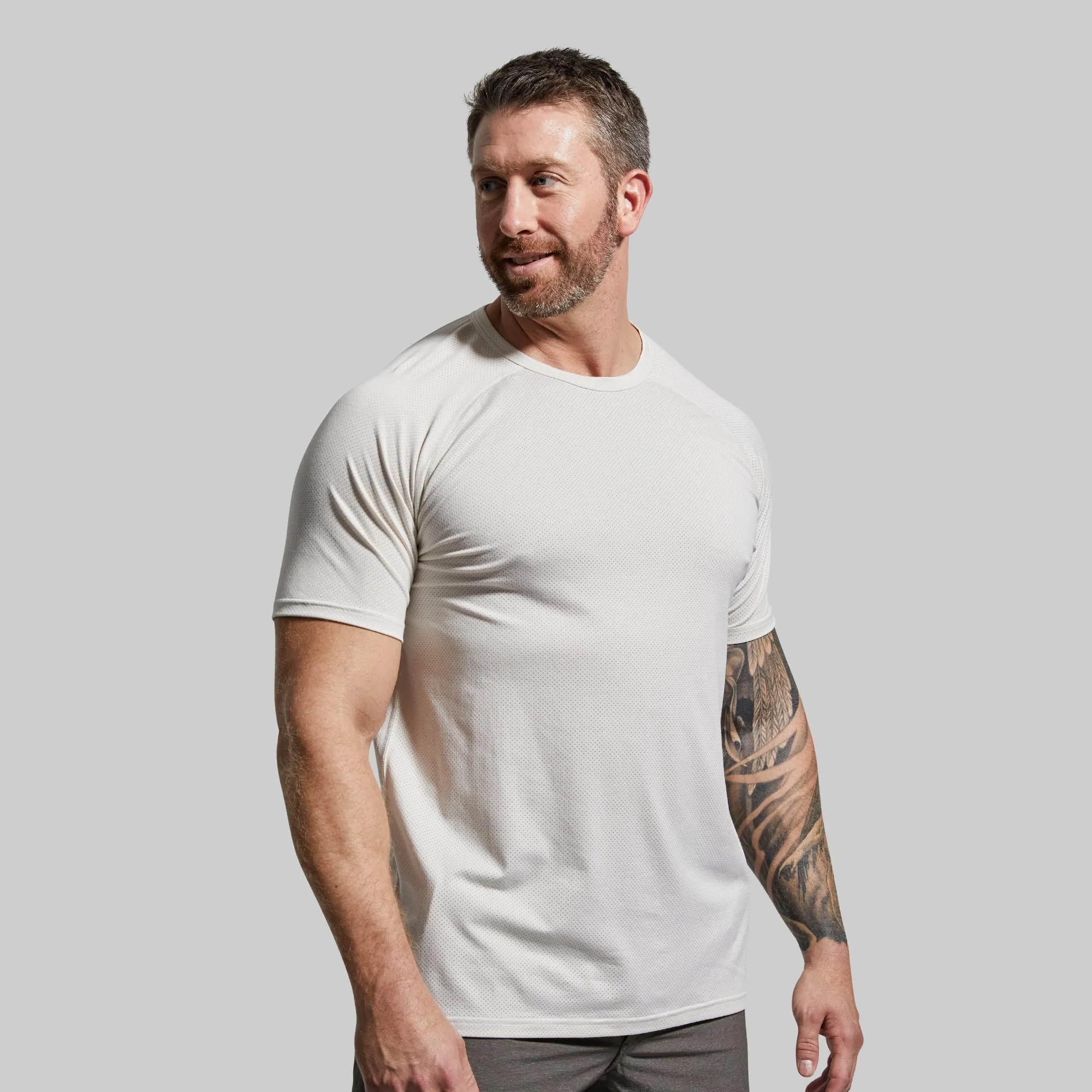 Heritage Tee (Sand) sold by Born Primitive