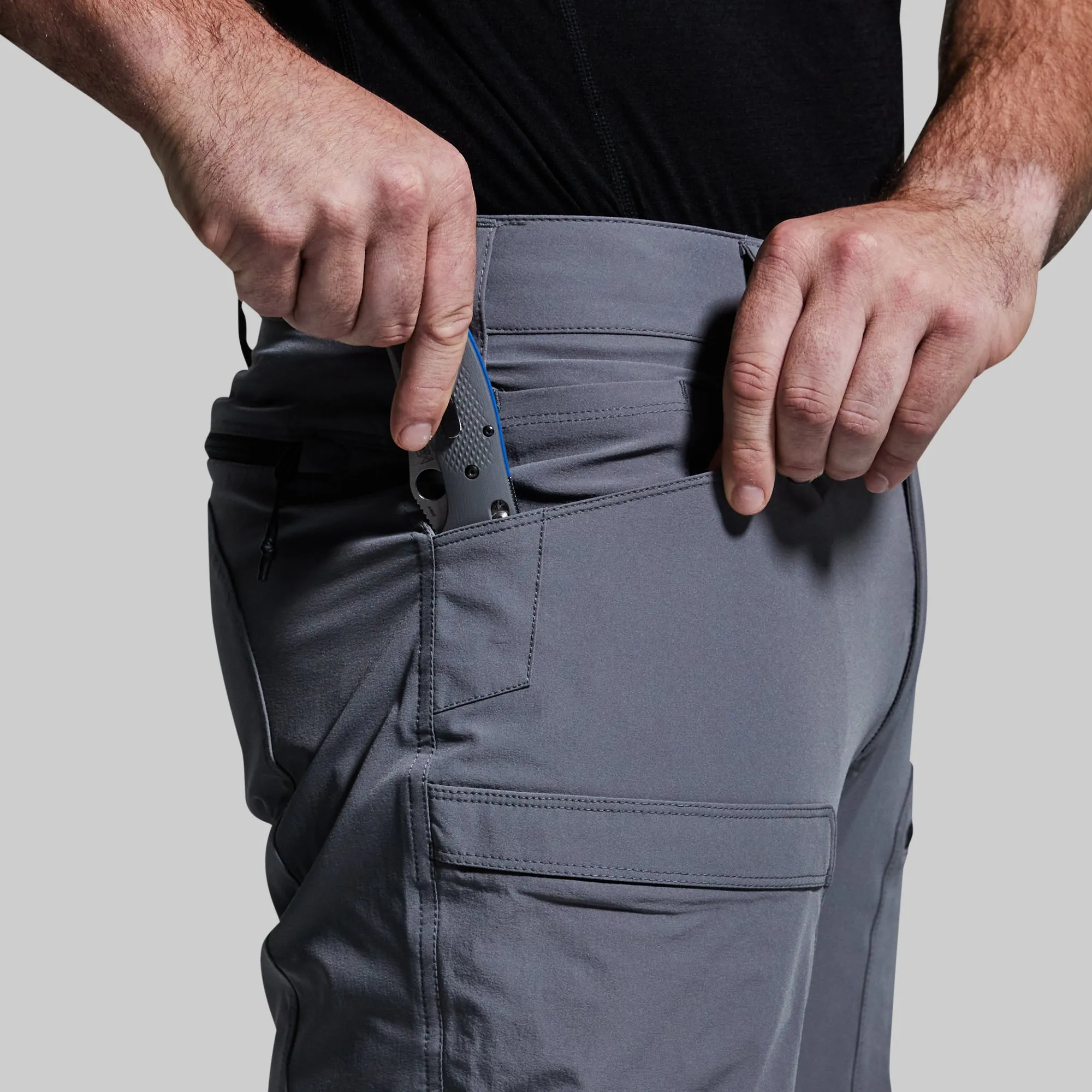 Men's Frontier Pant Light (Wolf Grey) sold by Born Primitive product image thumbnail 3