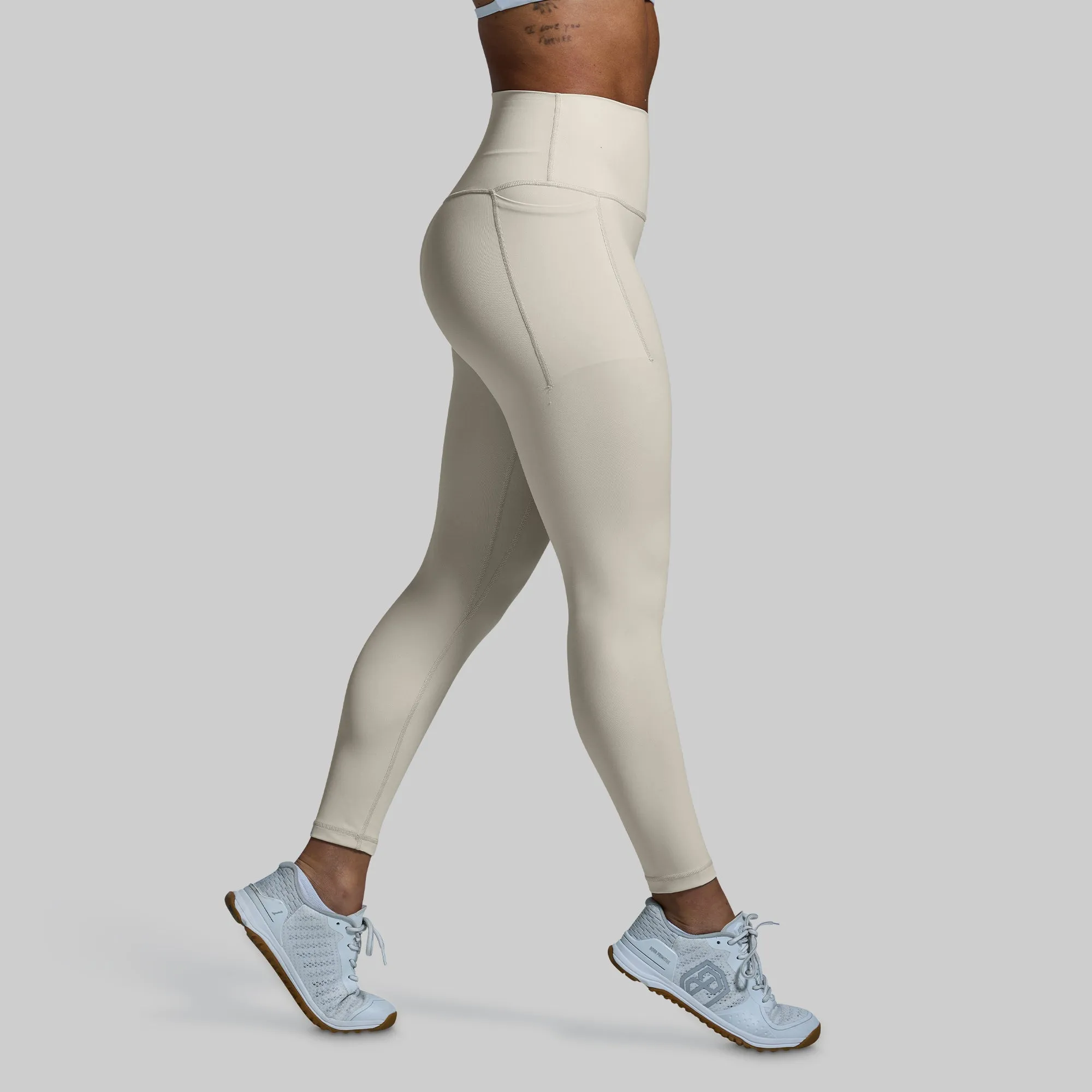 Your Go To Legging w/ Pockets 2.0 (Oatmeal) sold by Born Primitive product image thumbnail 2
