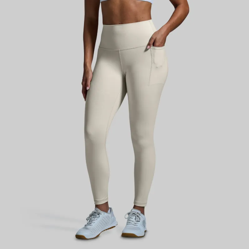 Your Go To Legging 2.0 w/ Pockets (Oatmeal) sold by Born Primitive