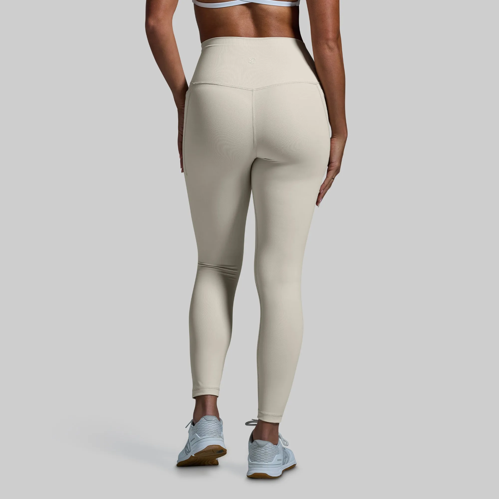 Your Go To Legging w/ Pockets 2.0 (Oatmeal) sold by Born Primitive product image thumbnail 3