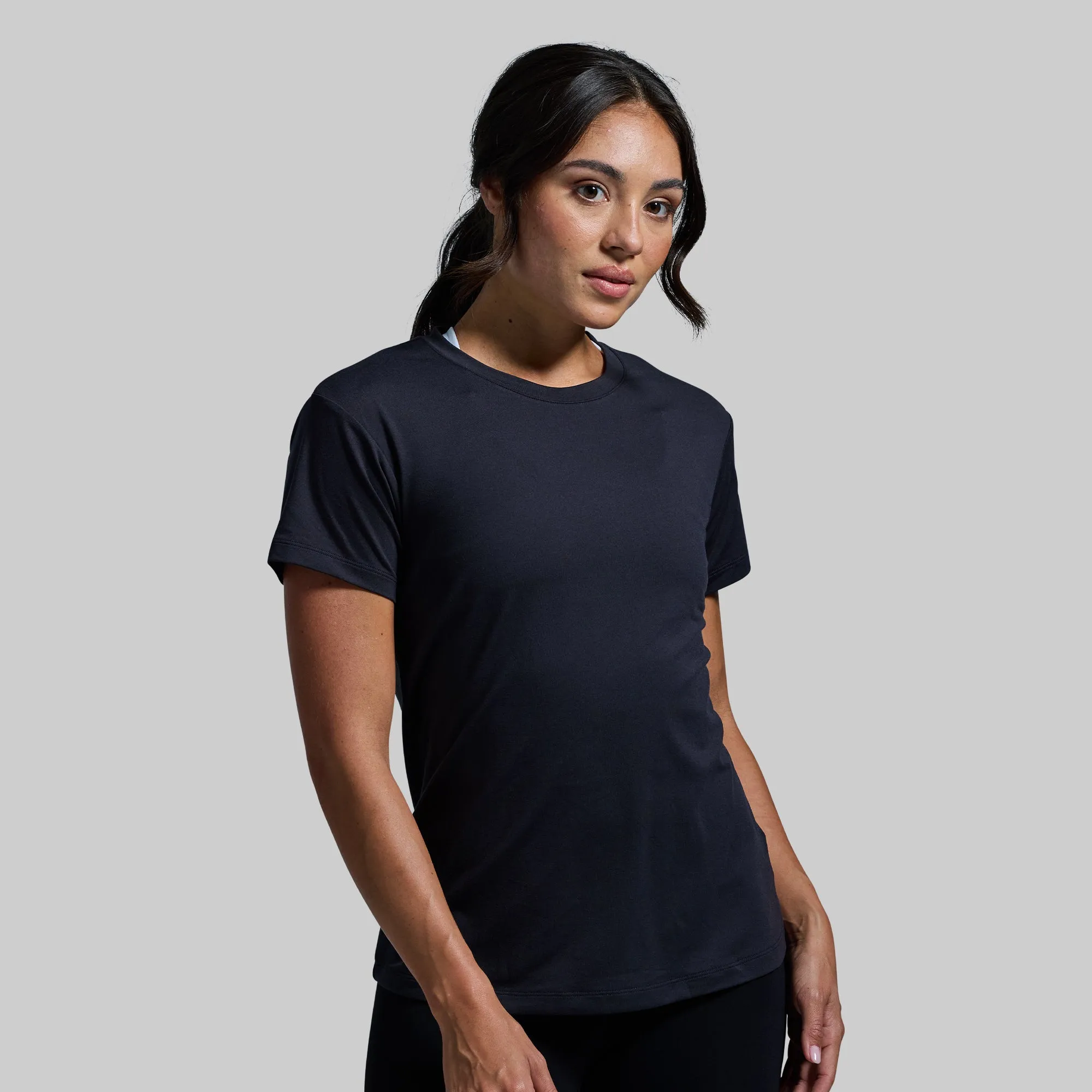 Women's BP Premium Basic Crew (Black) sold by Born Primitive