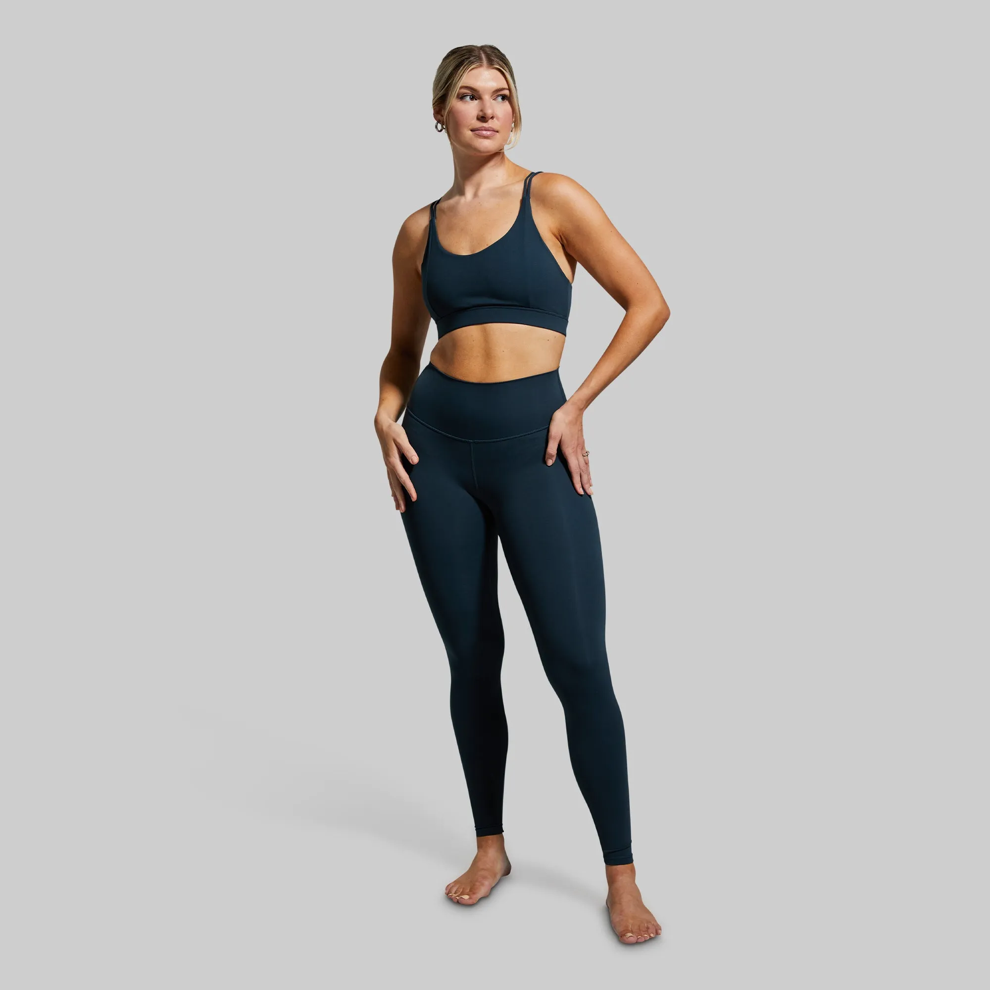 Exhale Sports Bra (Deep Teal) sold by Born Primitive product image thumbnail 5