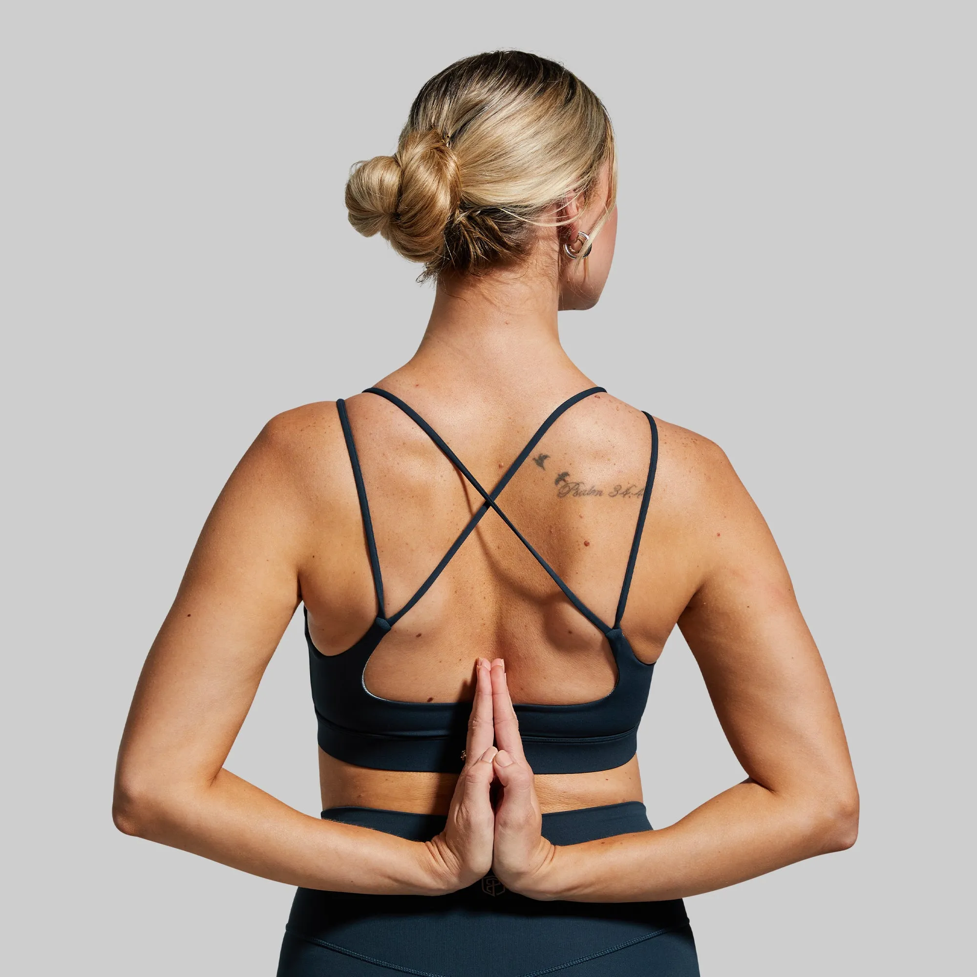 Exhale Sports Bra (Deep Teal) sold by Born Primitive product image thumbnail 3