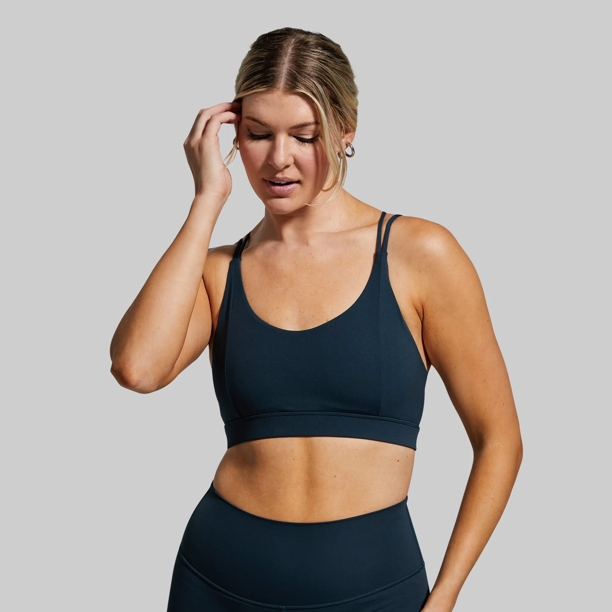Exhale Sports Bra (Deep Teal) sold by Born Primitive product image thumbnail 2
