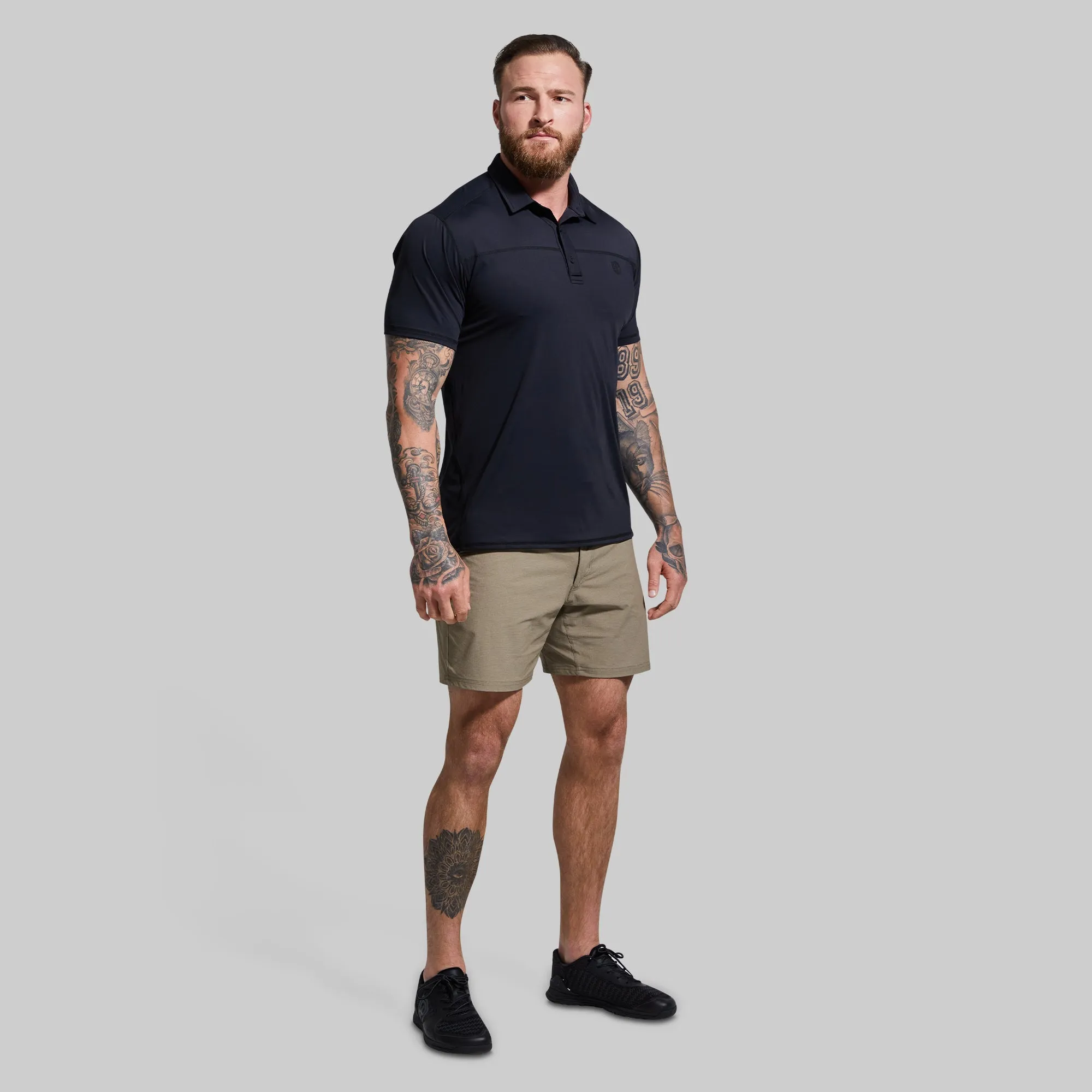 Men's Tek Polo (Black) sold by Born Primitive product image thumbnail 4
