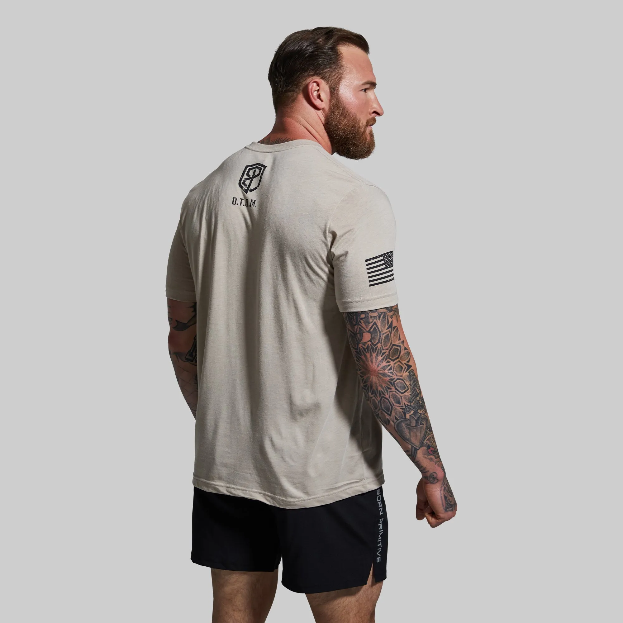 Gadsden Flag Tee (Tan) sold by Born Primitive product image thumbnail 2