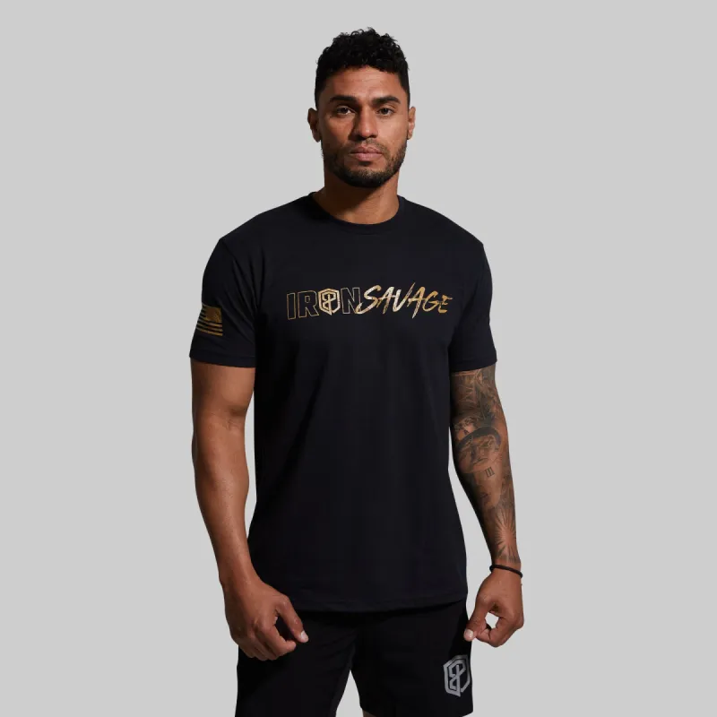 Iron Savage Tee (Black) made by Born Primitive