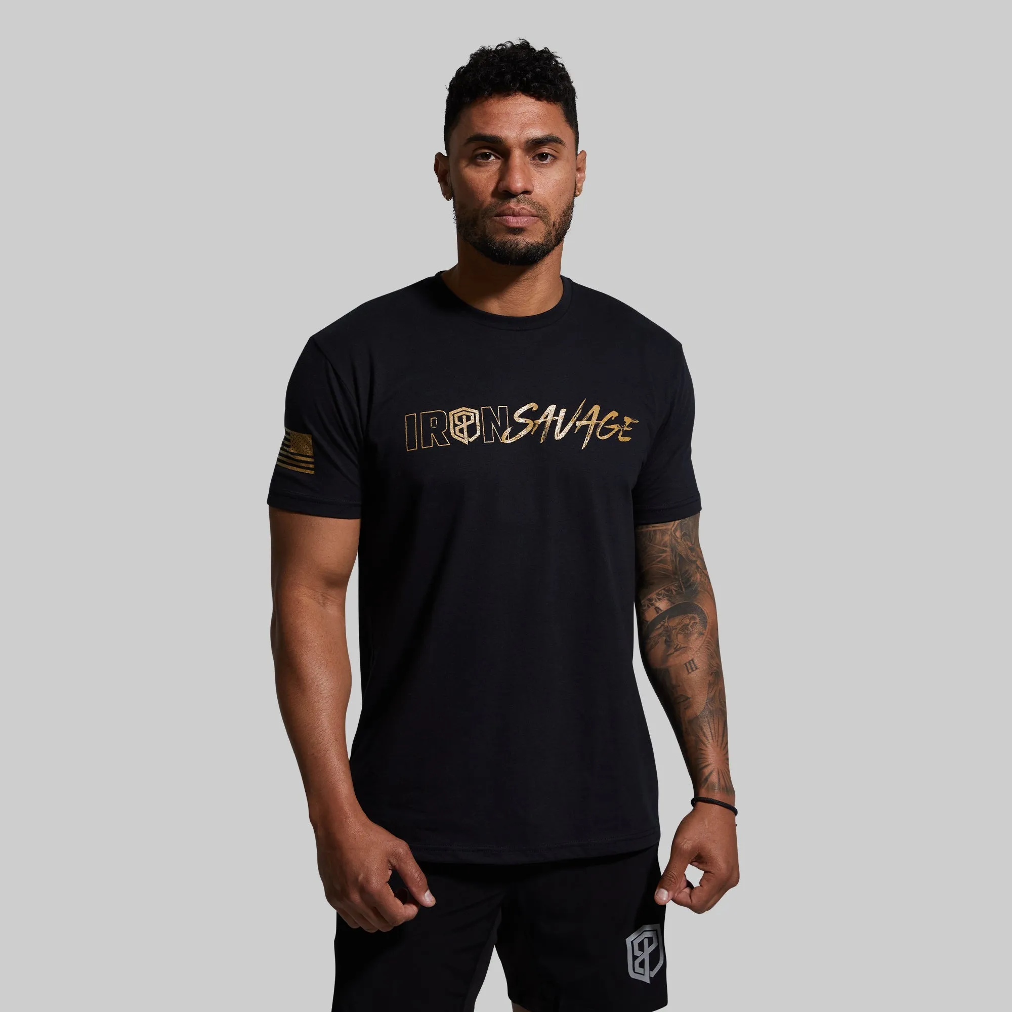 Iron Savage Tee (Black) sold by Born Primitive