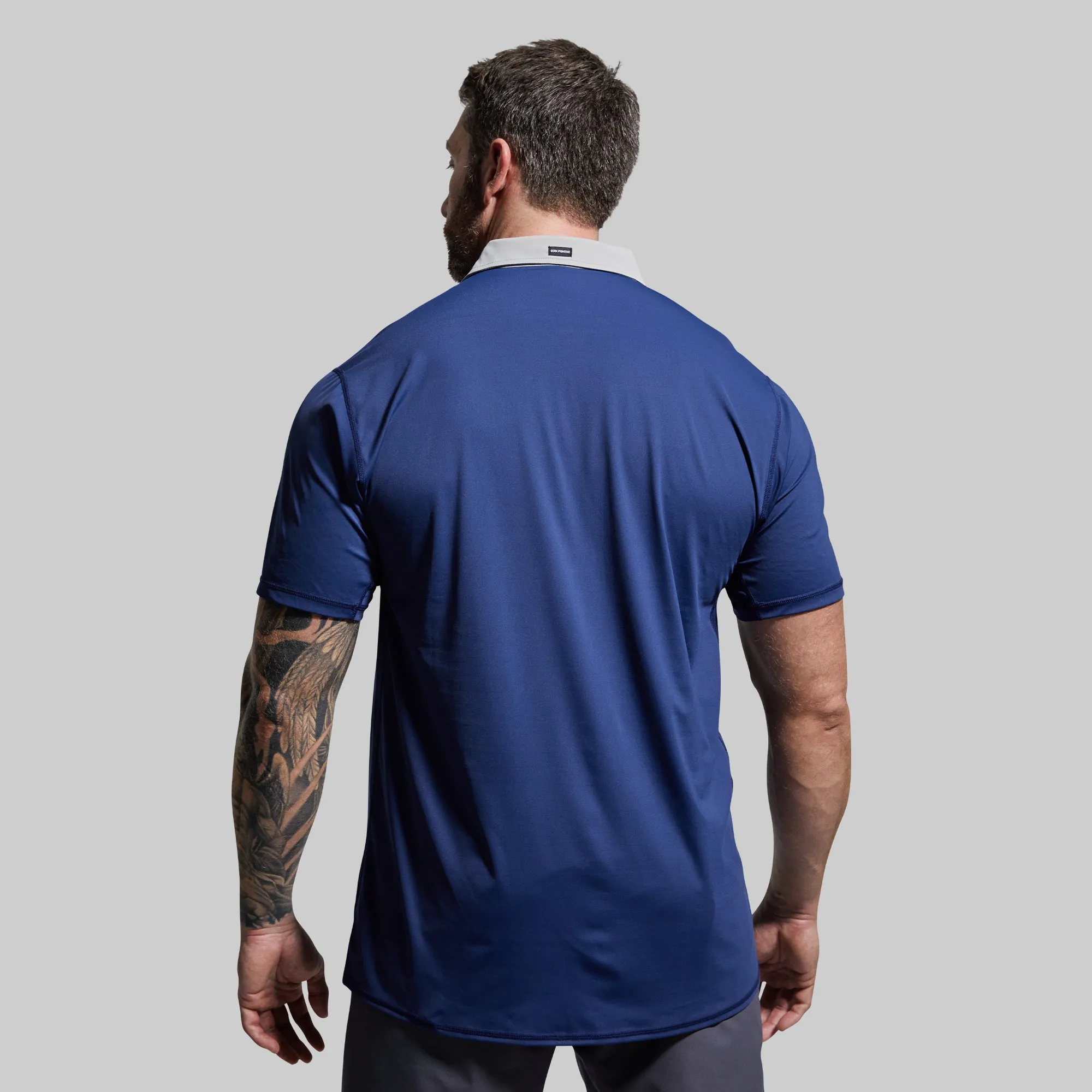 Men's Tek Polo (Midnight Blue) sold by Born Primitive product image thumbnail 2