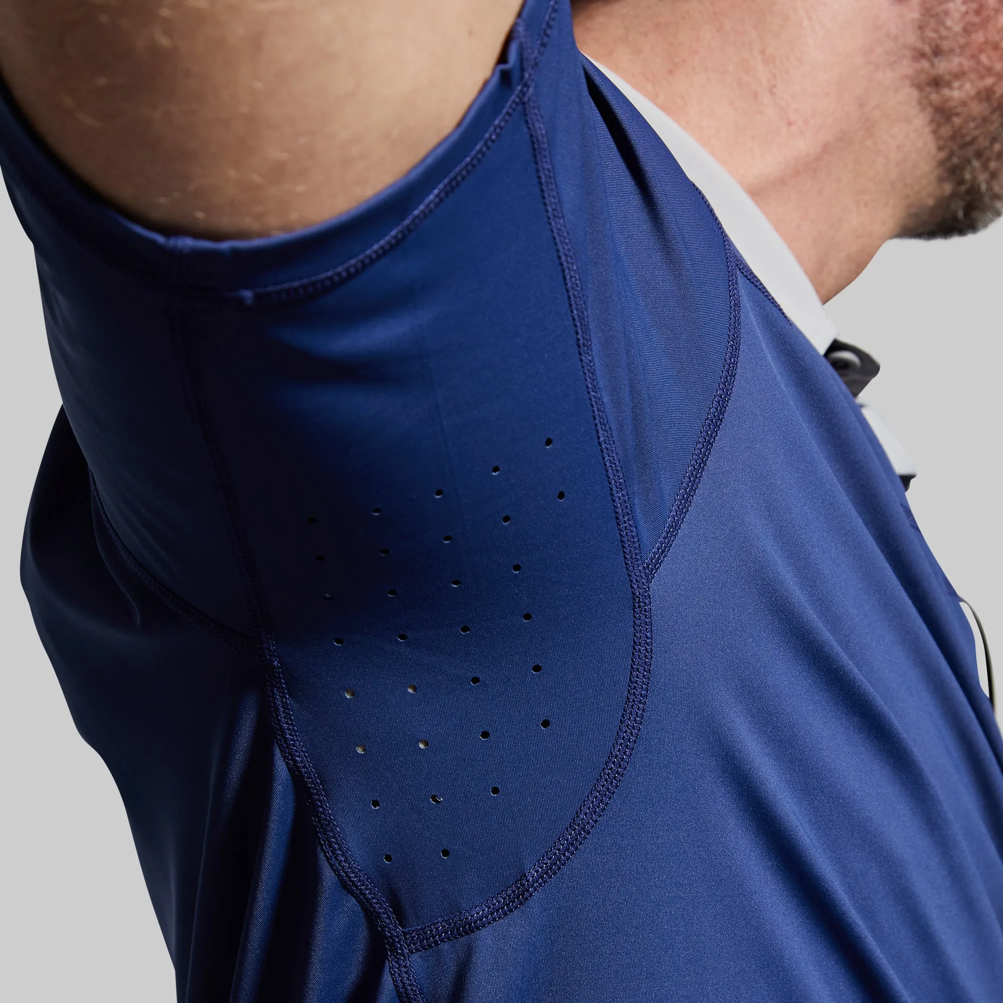 Men's Tek Polo (Midnight Blue) sold by Born Primitive product image thumbnail 4