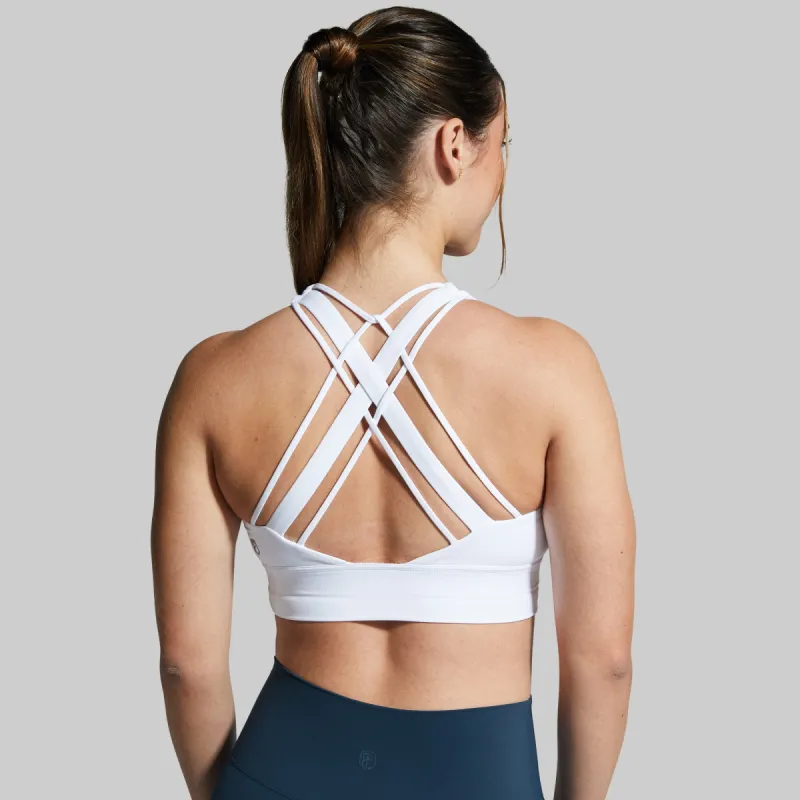 Ignite Sports Bra (White) sold by Born Primitive