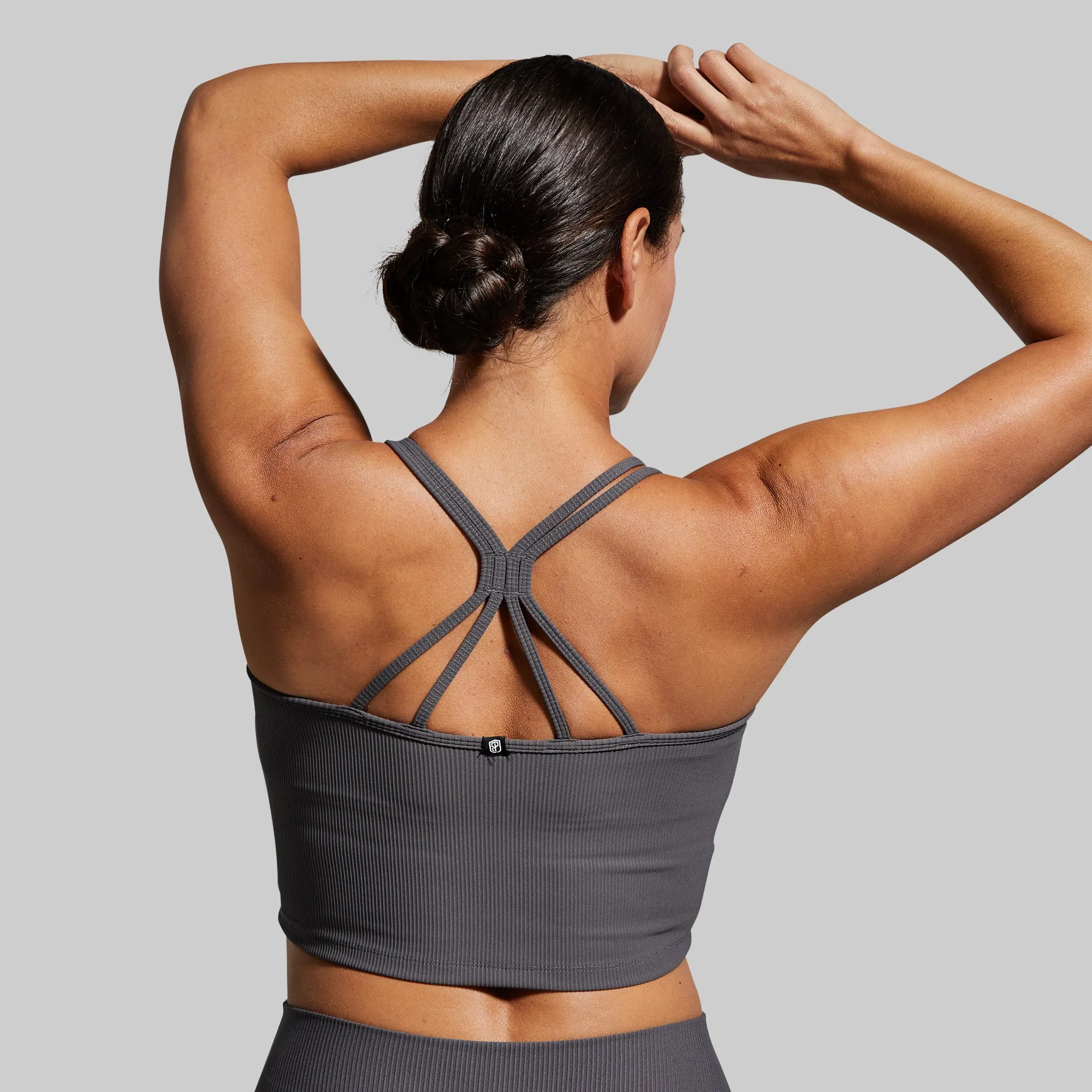 Limitless Sports Bra (Dark Grey) sold by Born Primitive product image thumbnail 3