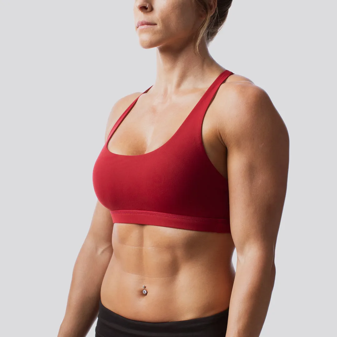 Vitality Original Sports Bra 2.0 (Wine) sold by Born Primitive product image thumbnail 2