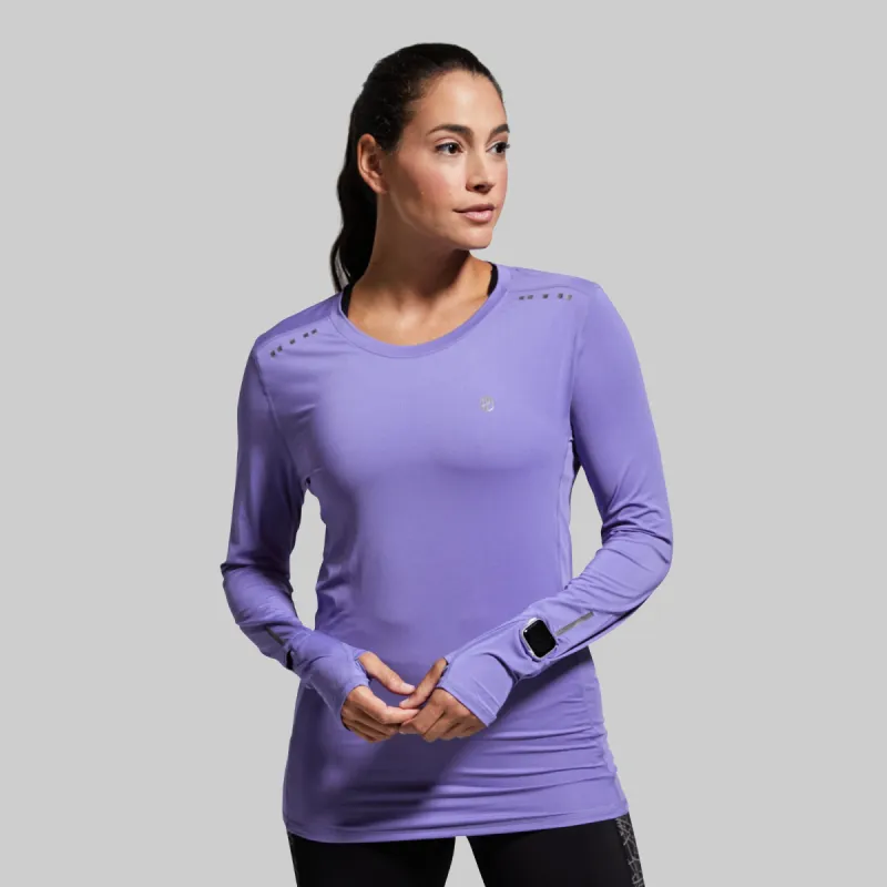 Women's Endurance Long Sleeve Shirt (Periwinkle) sold by Born Primitive
