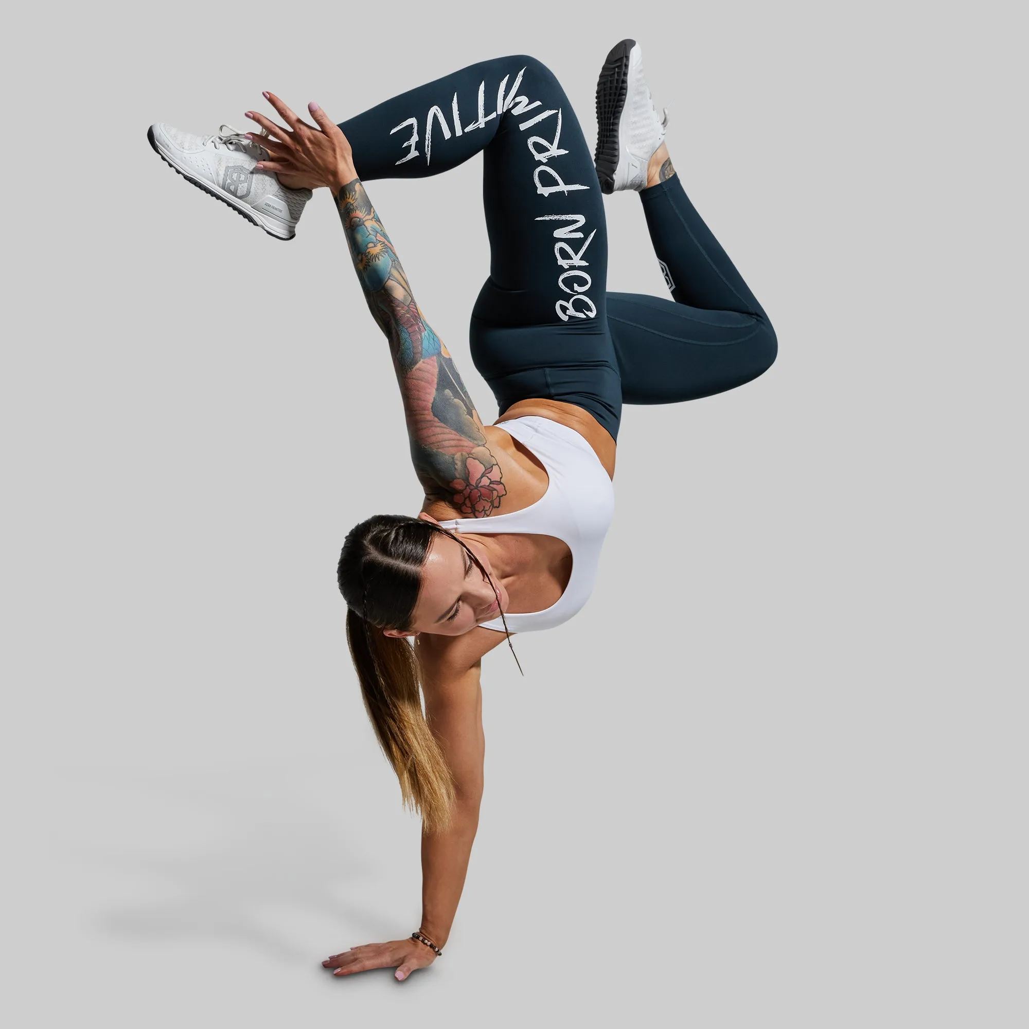 Your Go To Legging 2.0 (Brand Strength-Deep Teal) sold by Born Primitive product image thumbnail 2
