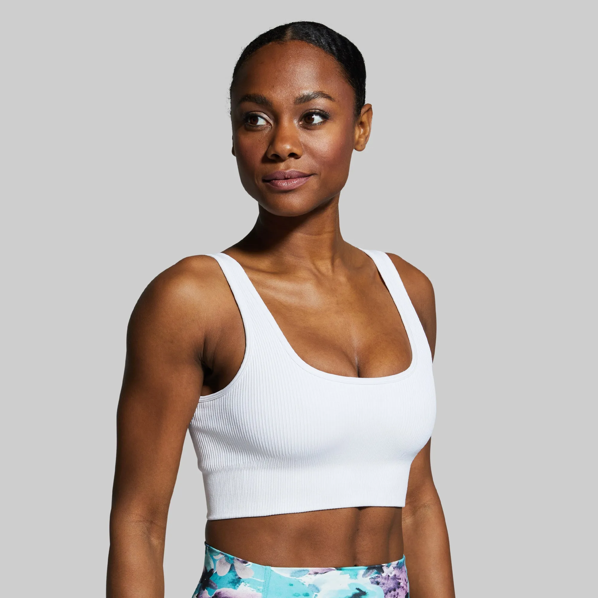 Studio Sports Bra (White) sold by Born Primitive
