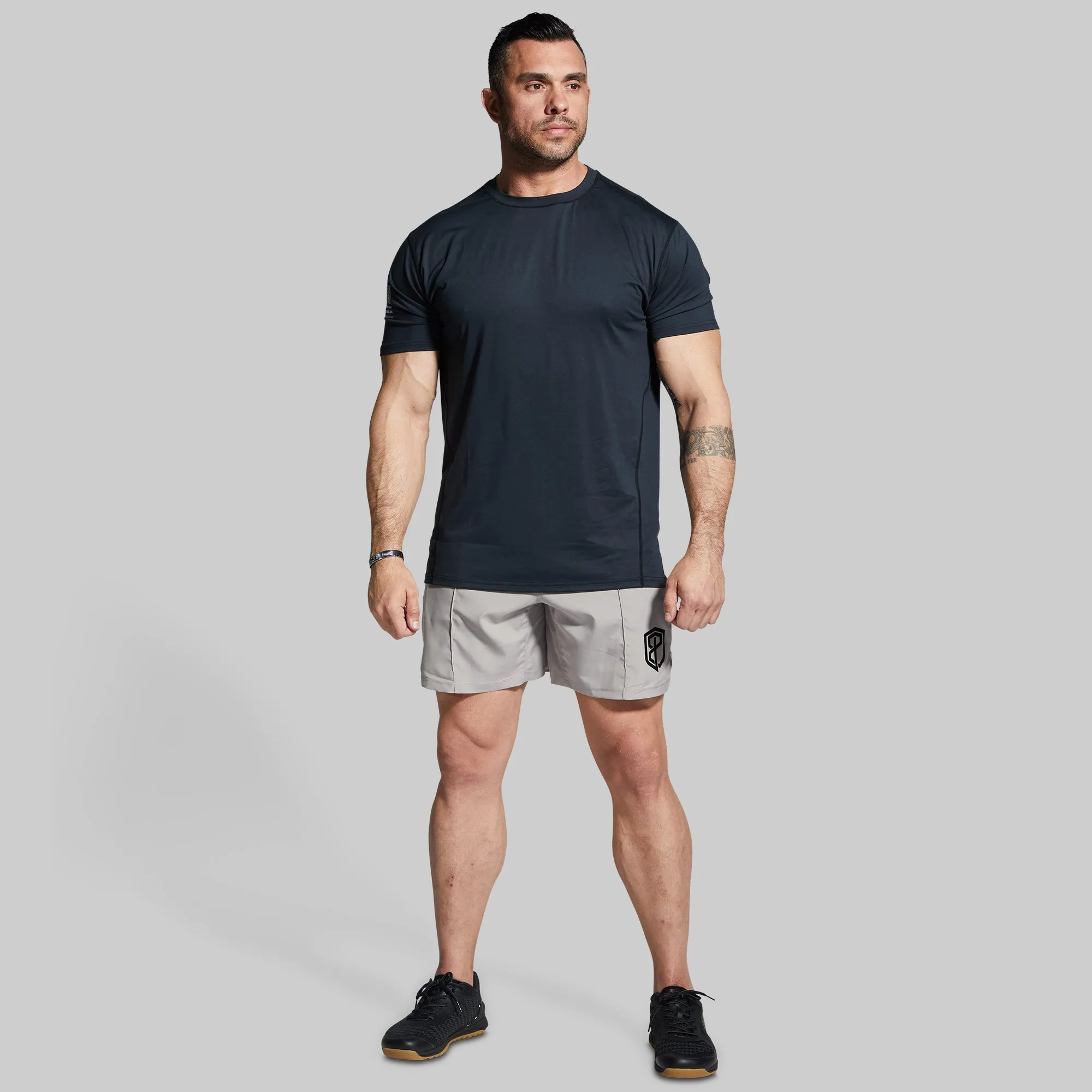 Athleisure Tee w/ Flag (Black) sold by Born Primitive product image thumbnail 4