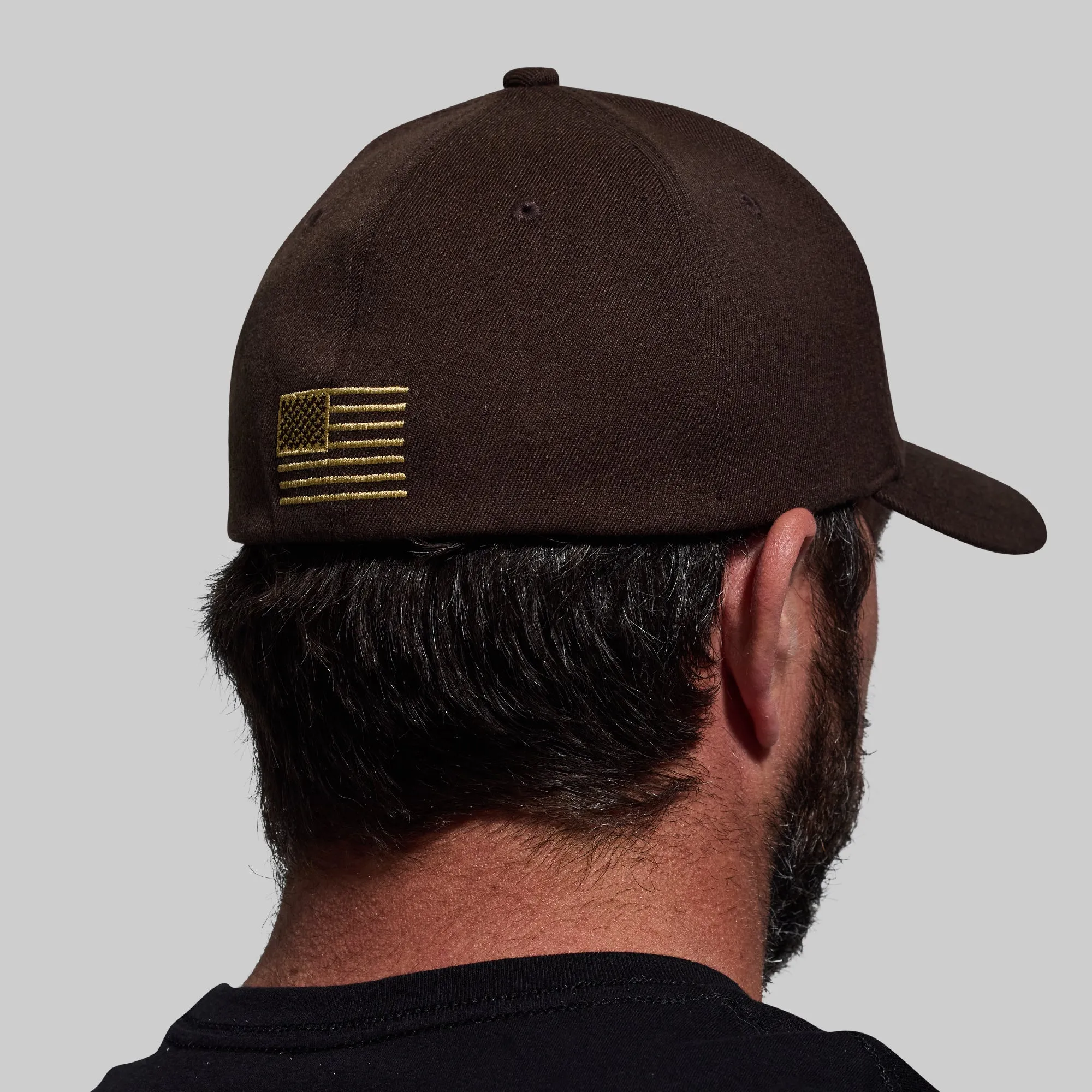 Logo FlexFit Hat (Brown) sold by Born Primitive product image thumbnail 2