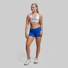 Vitality Sports Bra (Brand Strength-White) sold by Born Primitive