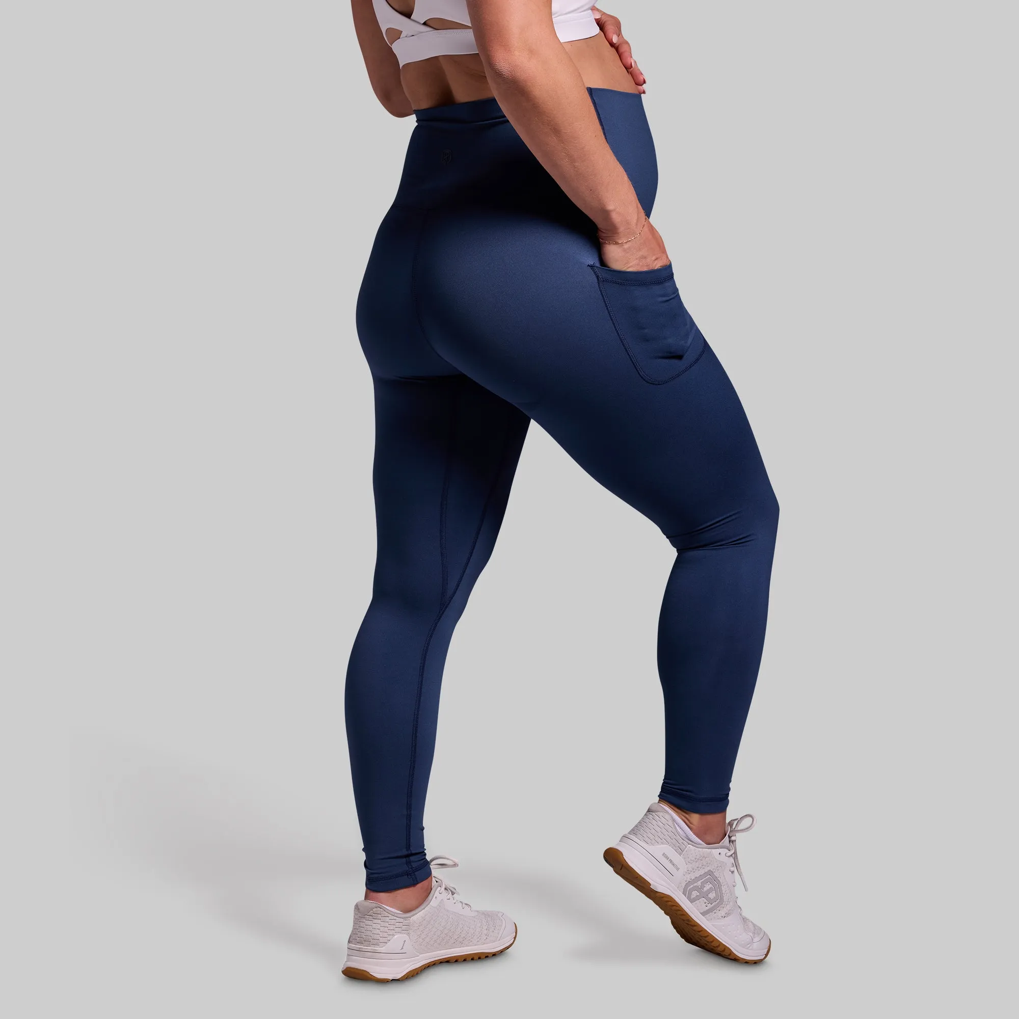 Maternity Legging w/ Pockets (True Blue) sold by Born Primitive product image thumbnail 2