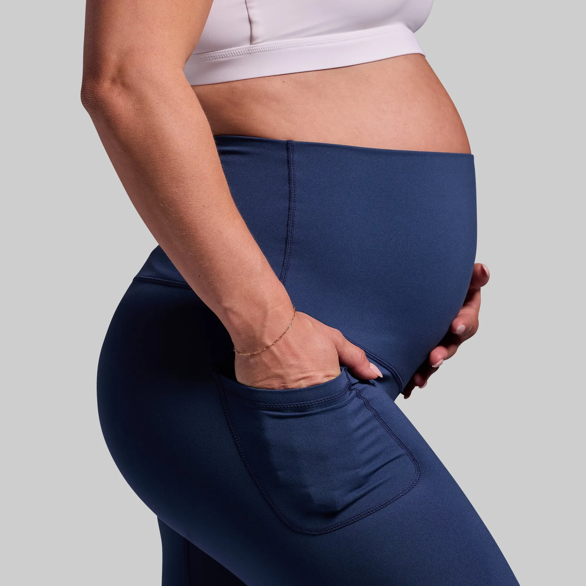 Maternity Legging w/ Pockets (True Blue) sold by Born Primitive product image thumbnail 3