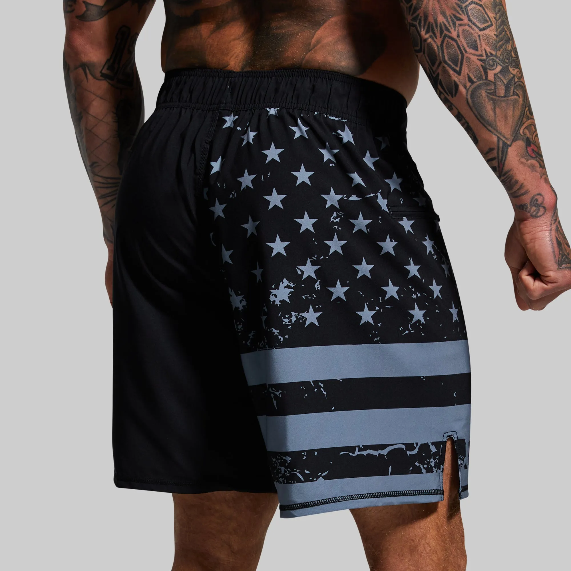American Defender Short Velcro 3.0 (Undefeated Gunmetal) sold by Born Primitive product image thumbnail 4