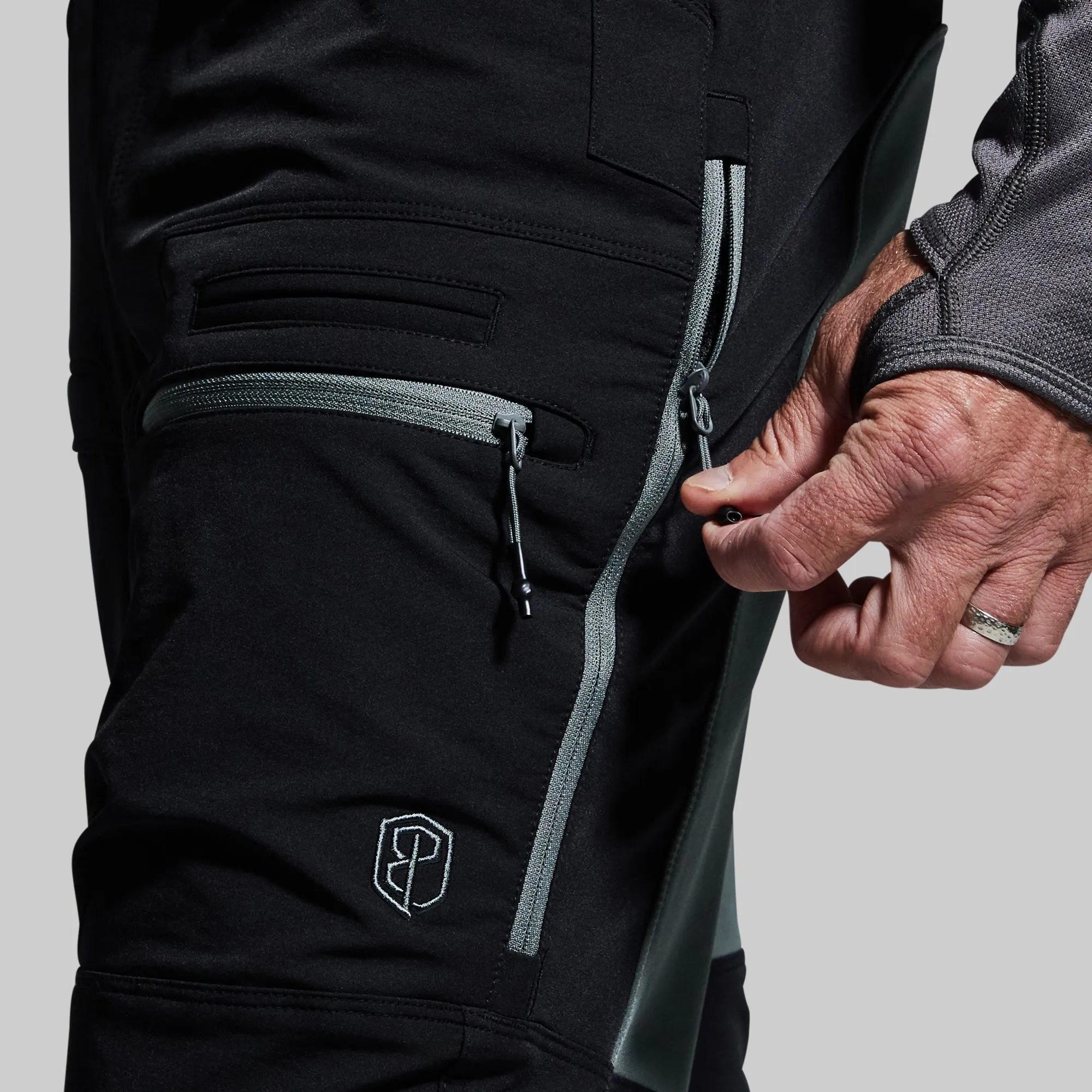 Men's Frontier Pant (Black/Fog Knees) sold by Born Primitive product image thumbnail 3